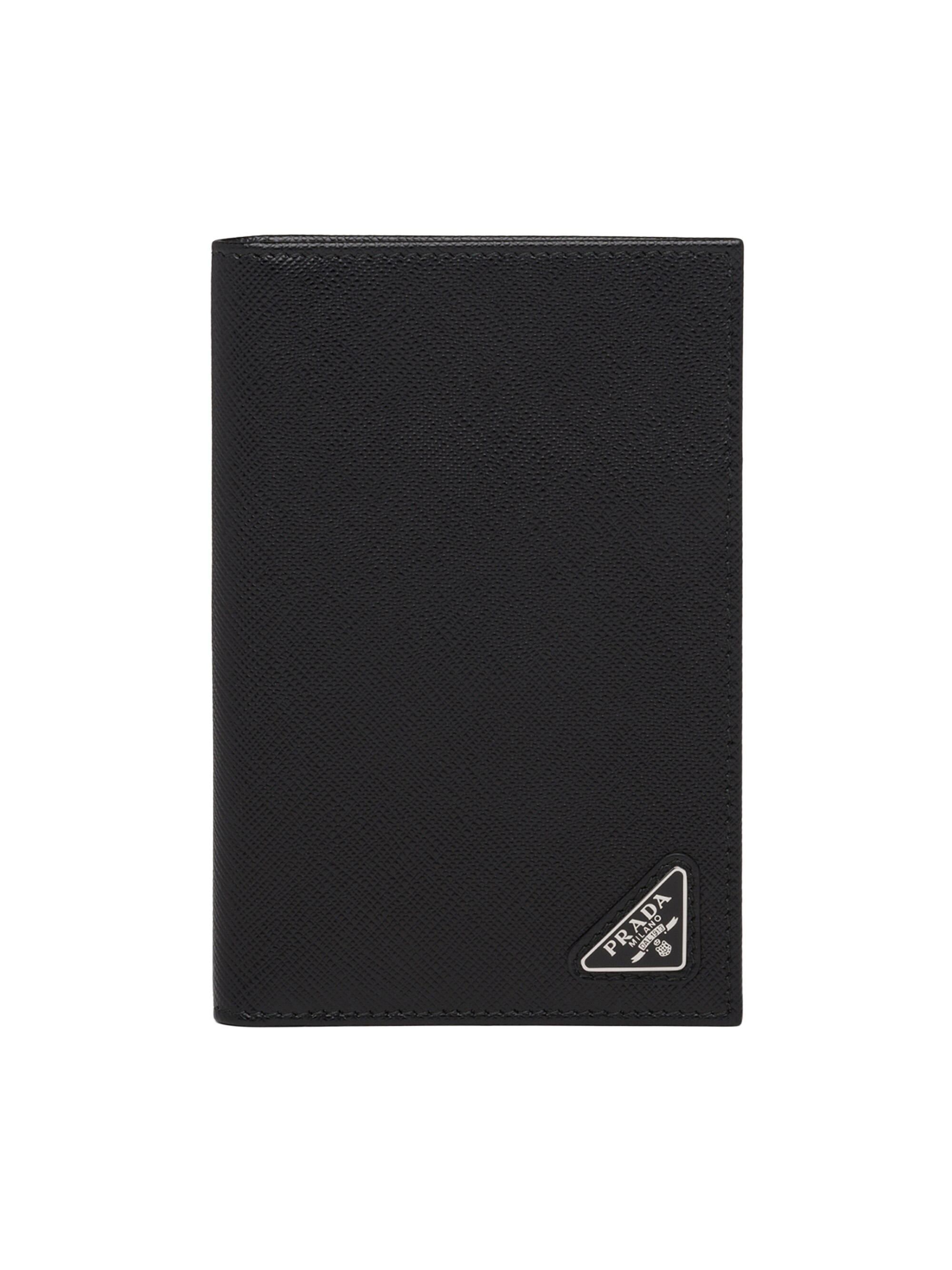 【love peace】PRADAパスポートカバー　NERO カードケース love peace様専用】PRADAパスポートカバー NERO カードケース