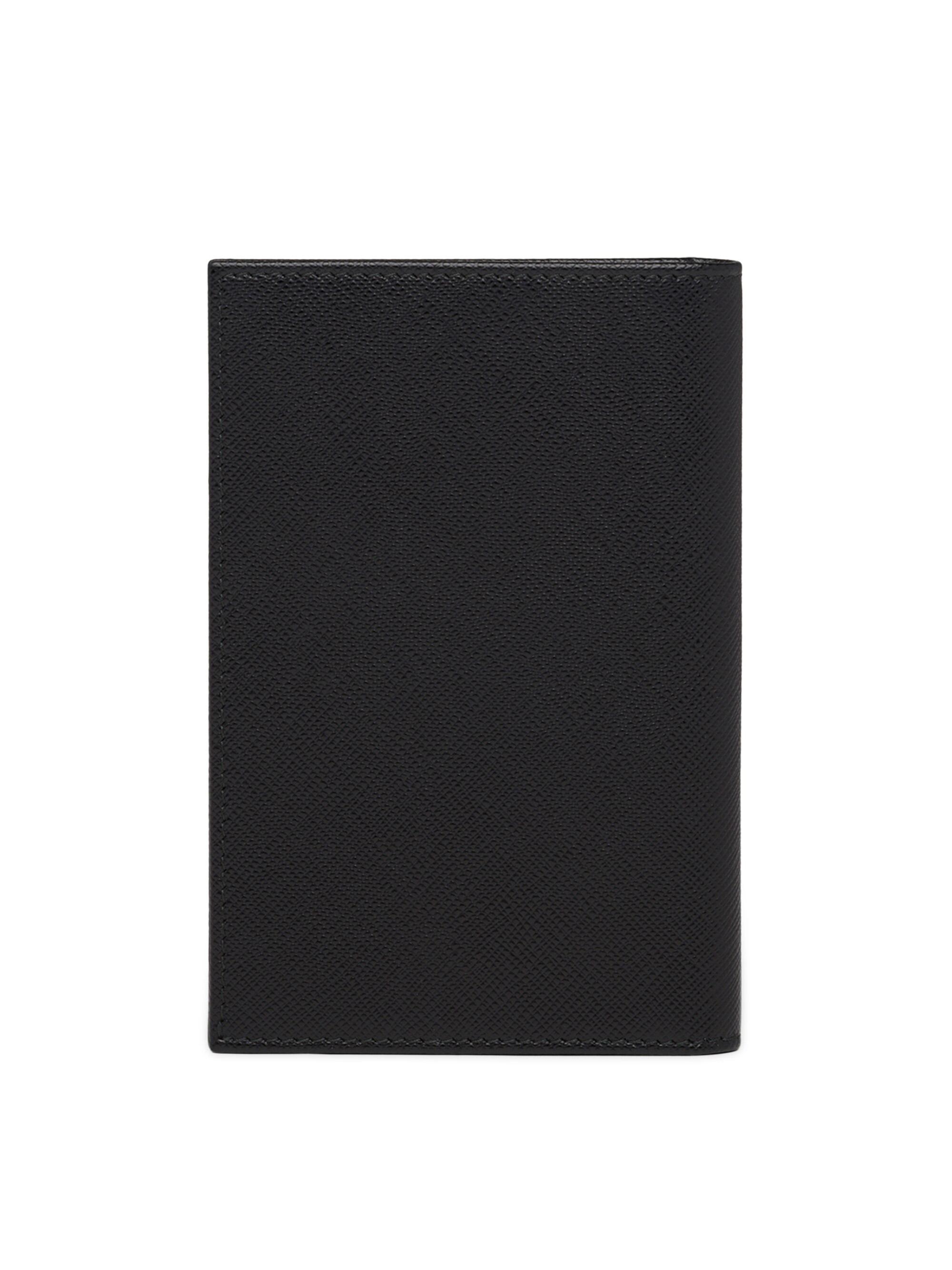Prada Saffiano Leather Passport Holder | Saks Fifth Avenue
