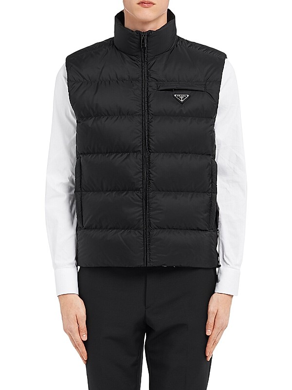 Shop Prada Padded Re-Nylon Vest | Saks Fifth Avenue Shop Prada Padded Re-Nylon Vest | Saks Fifth Avenue