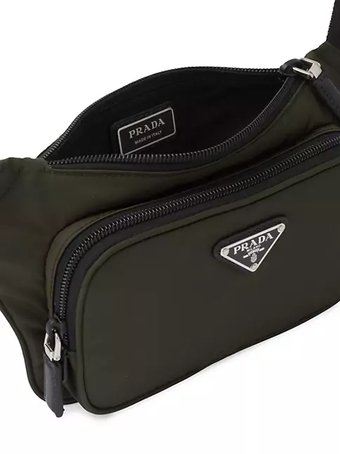 Prada Re-nylon and Saffiano leather shoulder bag