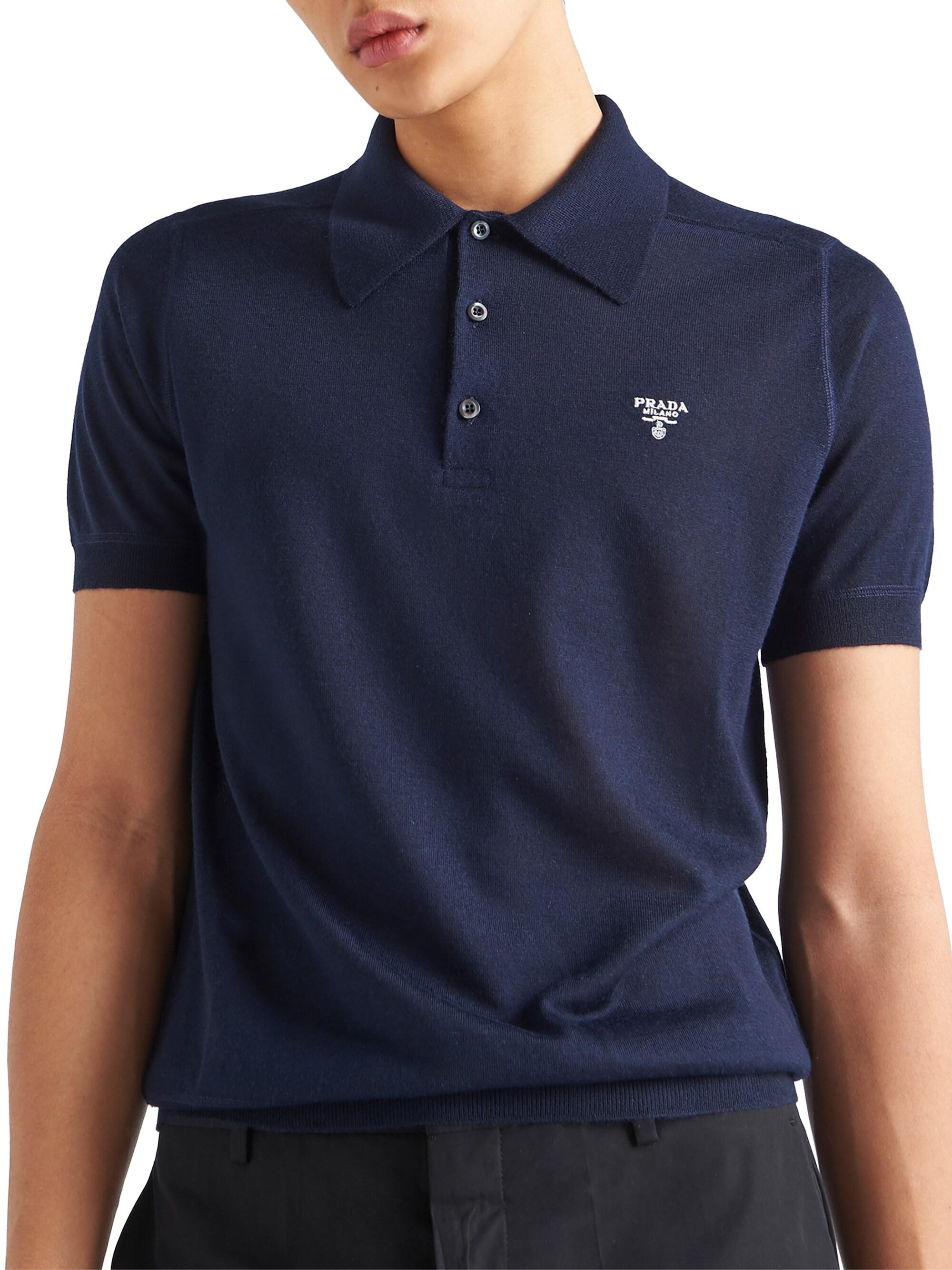 Shop Prada Cashmere Polo Shirt | Saks Fifth Avenue