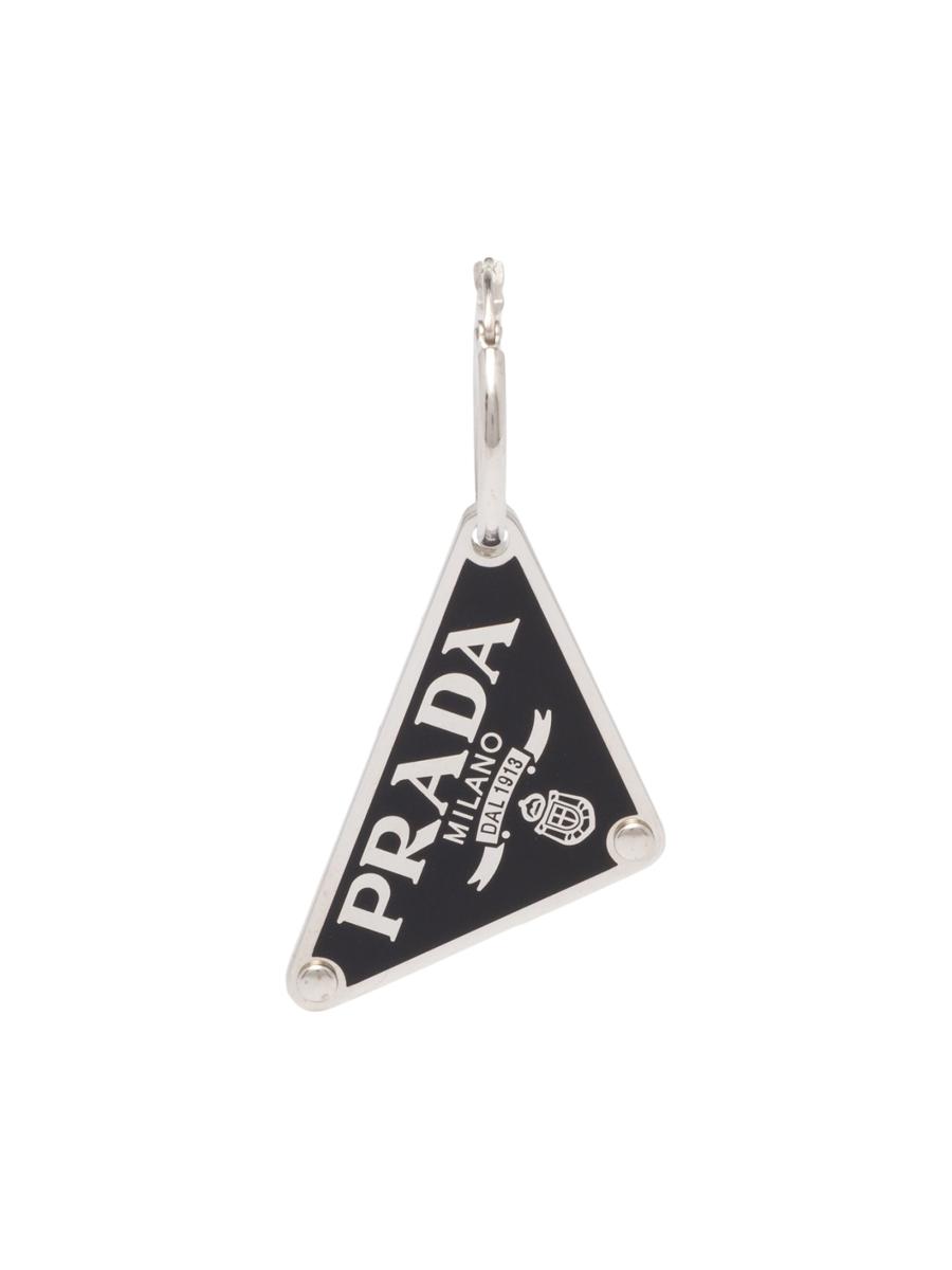 【日本入手困難】Prada Symbole pendant left earring Prada Prada Symbole Pendant Left Earring | Saks Fifth Avenue