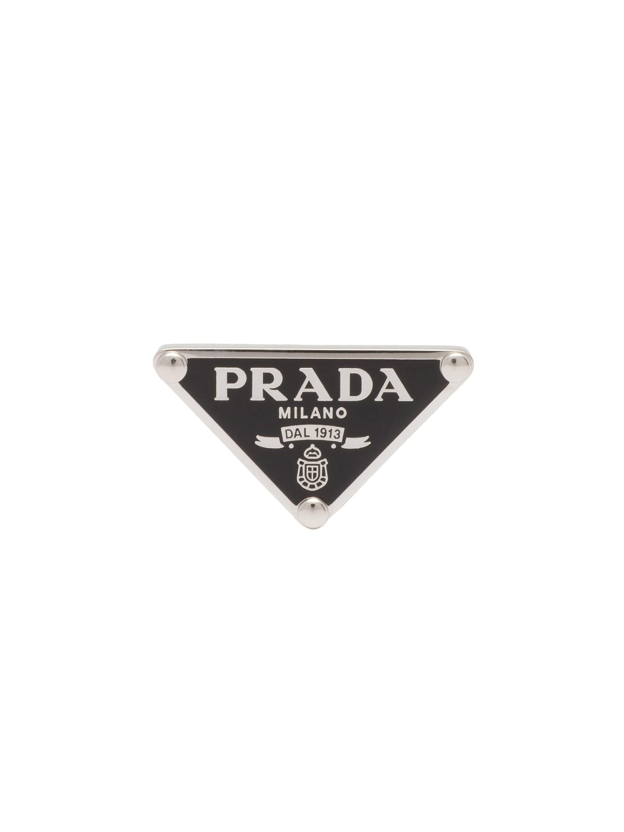 Prada Women's  Symbole Single Right Earring - Black
