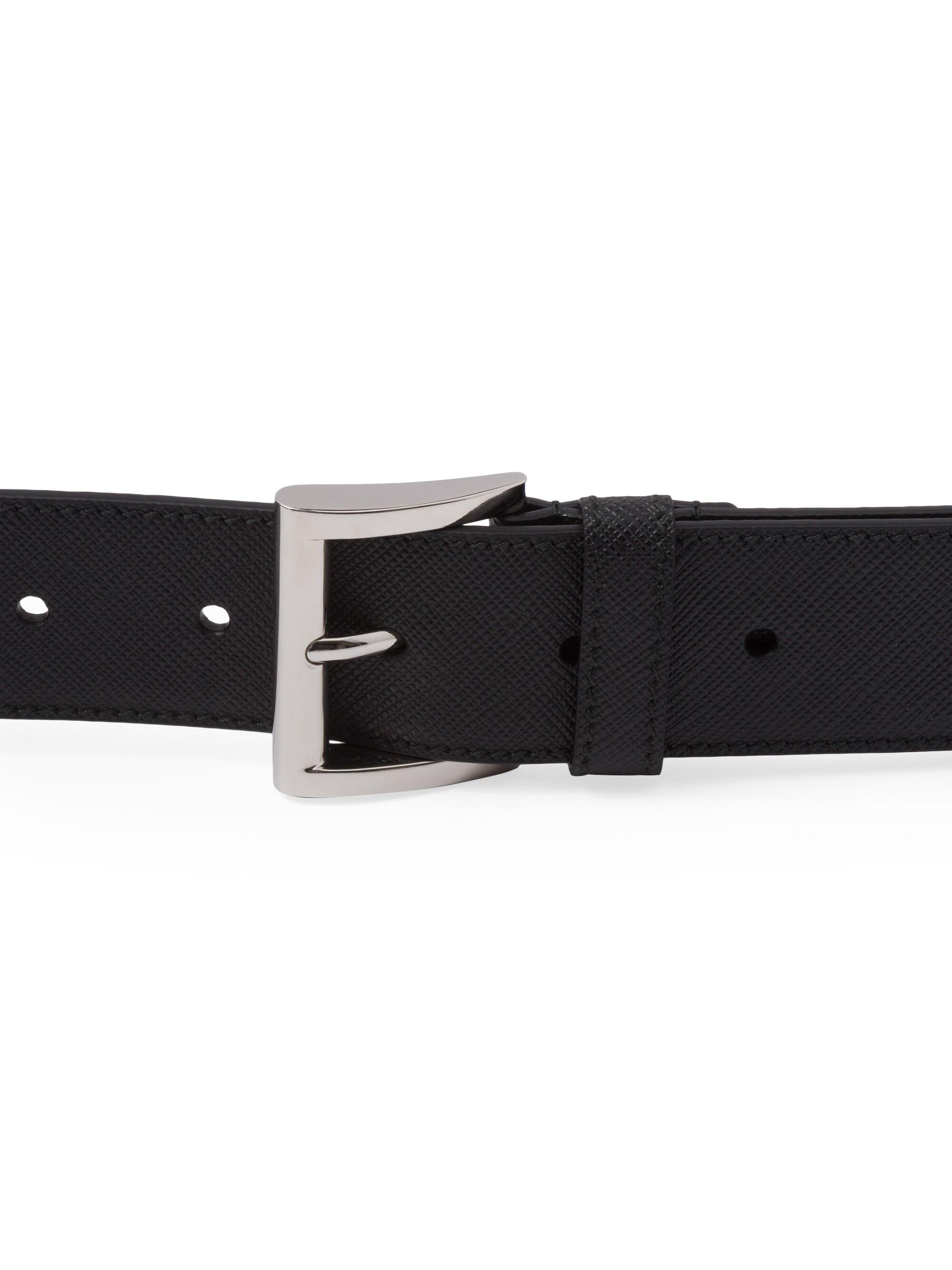 Prada Saffiano Leather Belt | Saks Fifth Avenue