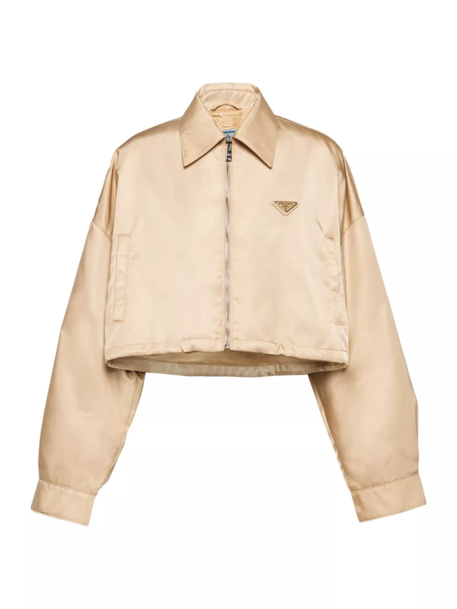 Shop Prada Re-Nylon Blouson Jacket | Saks Fifth Avenue Shop Prada Re-Nylon Blouson Jacket | Saks Fifth Avenue