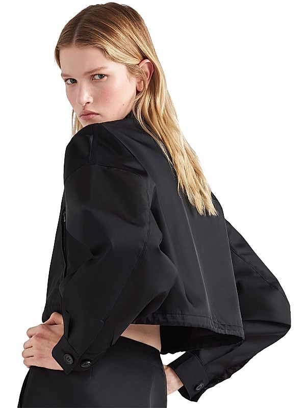 Shop Prada Re-Nylon Blouson Jacket | Saks Fifth Avenue Shop Prada Re-Nylon Blouson Jacket | Saks Fifth Avenue
