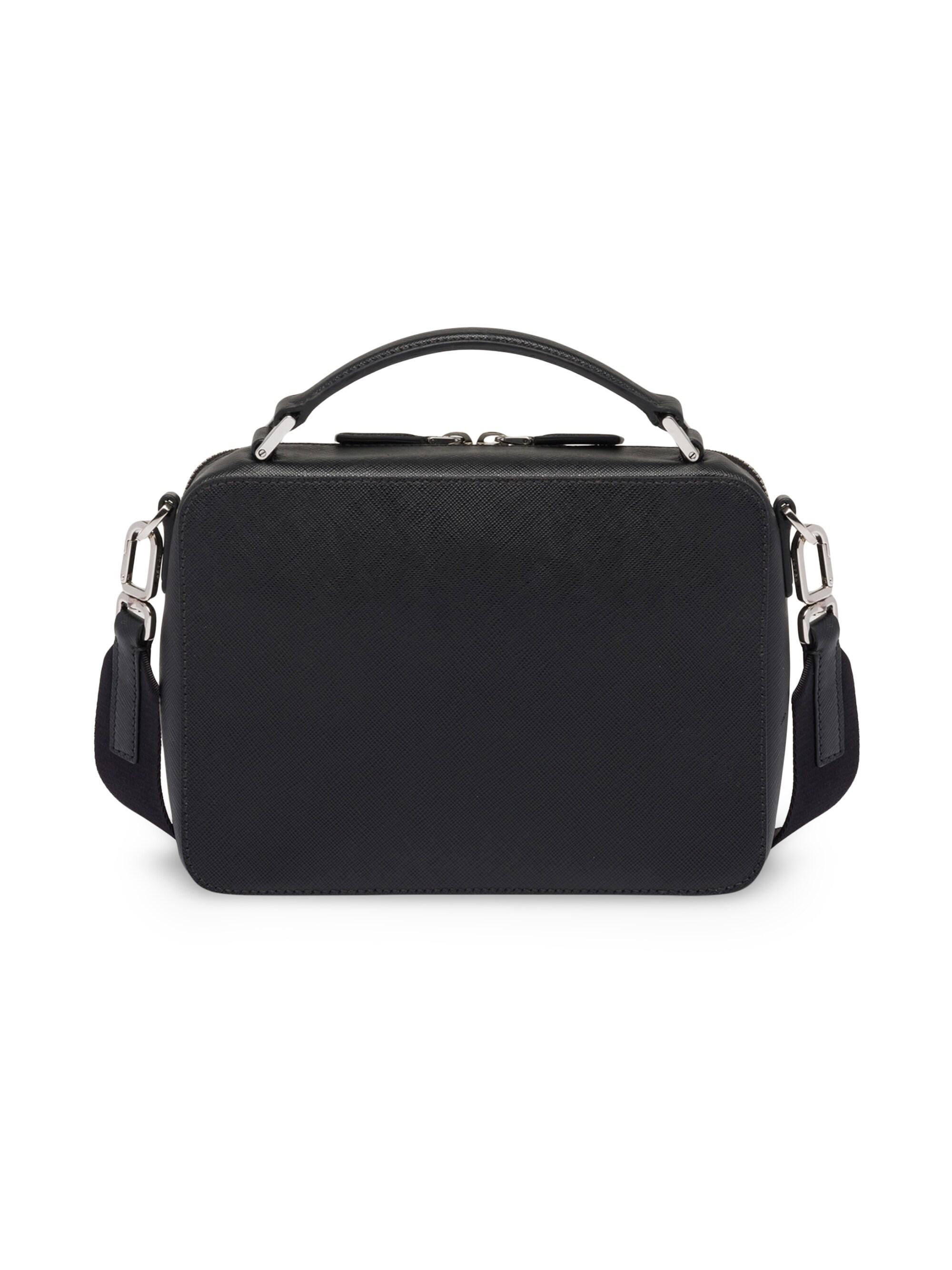 Prada Medium Brique Saffiano Leather Bag | Saks Fifth Avenue