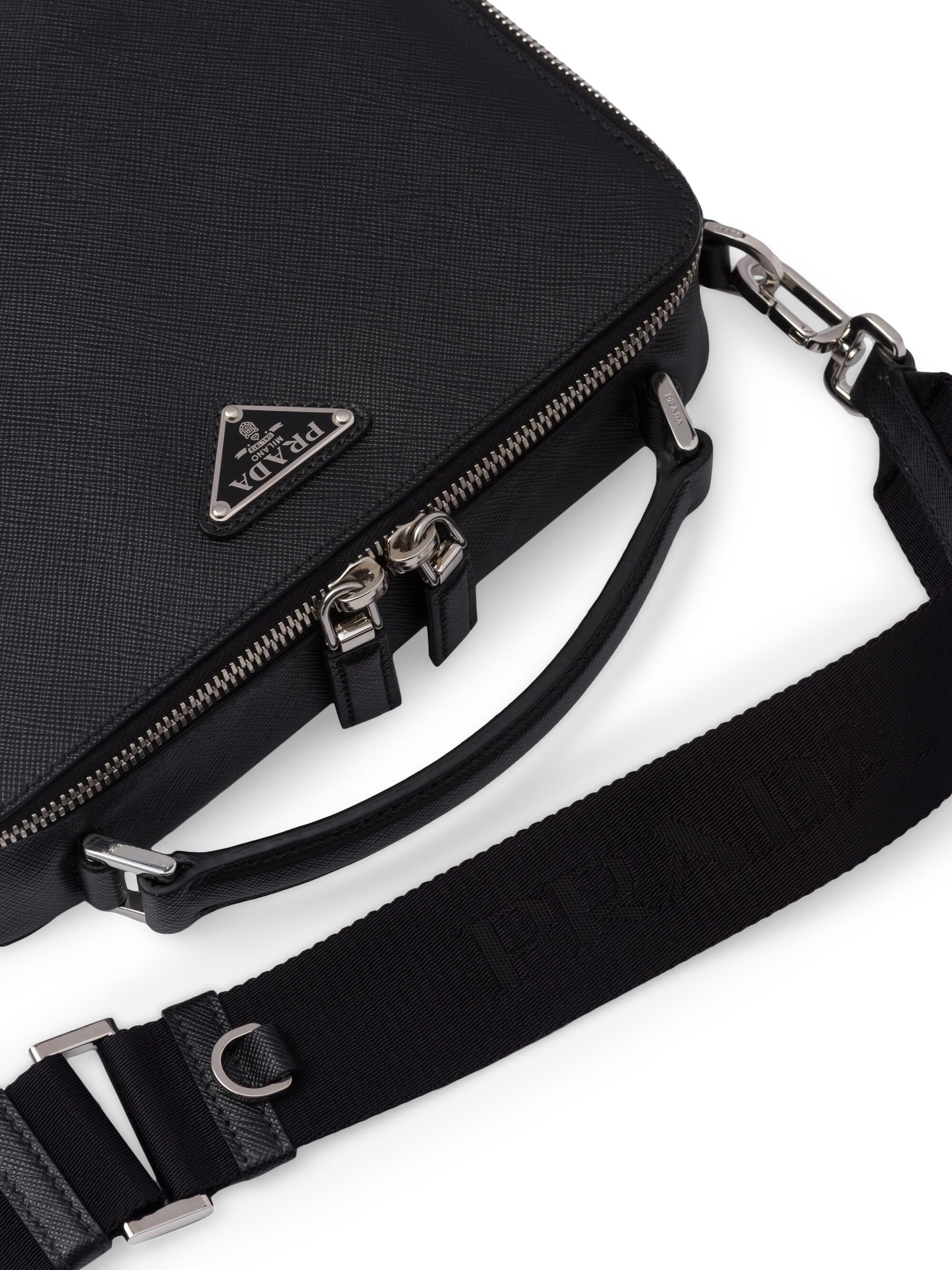 Prada Medium Brique Saffiano Leather Bag | Saks Fifth Avenue