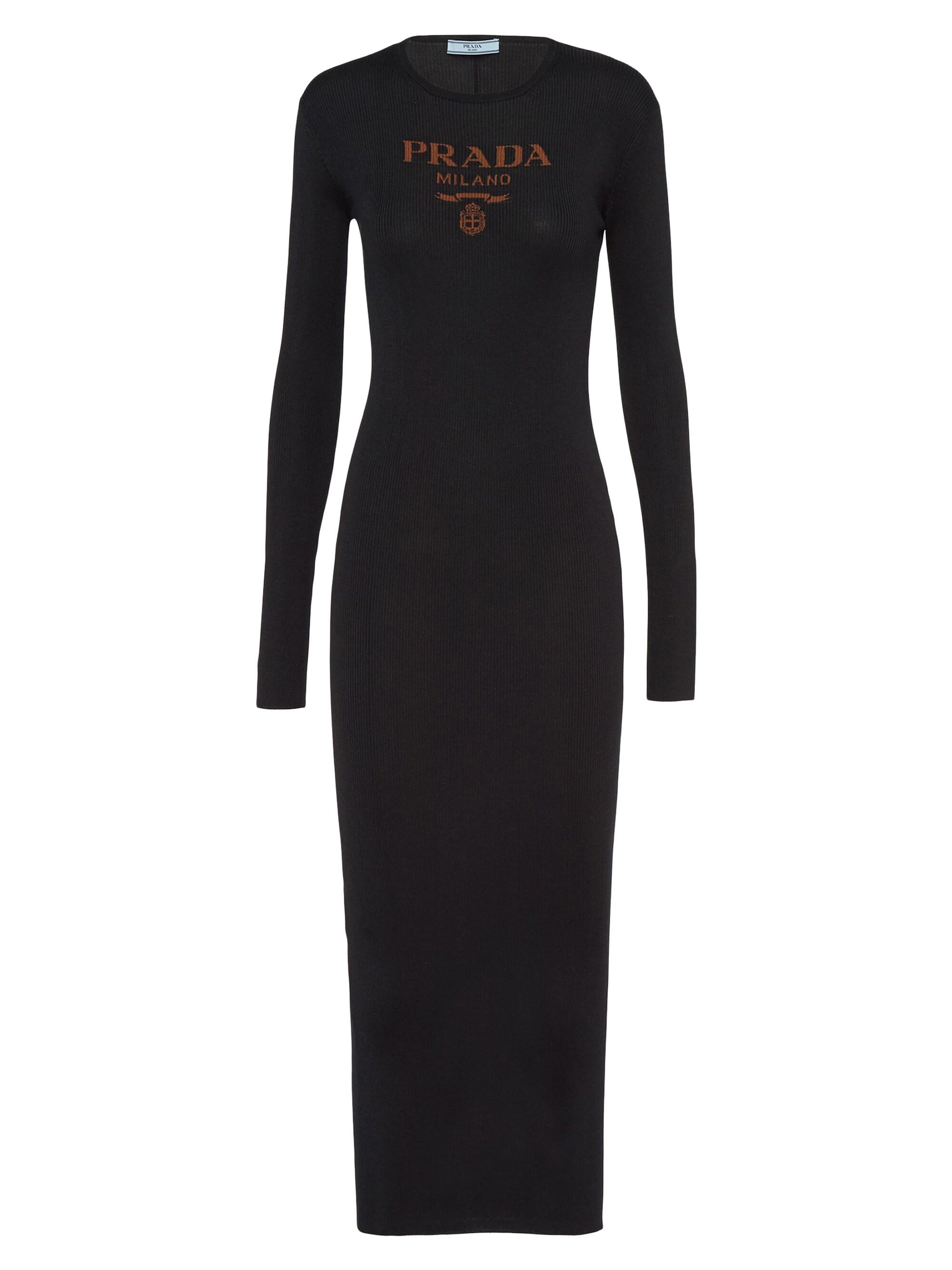 Prada Long Silk Knit Dress | Saks Fifth Avenue