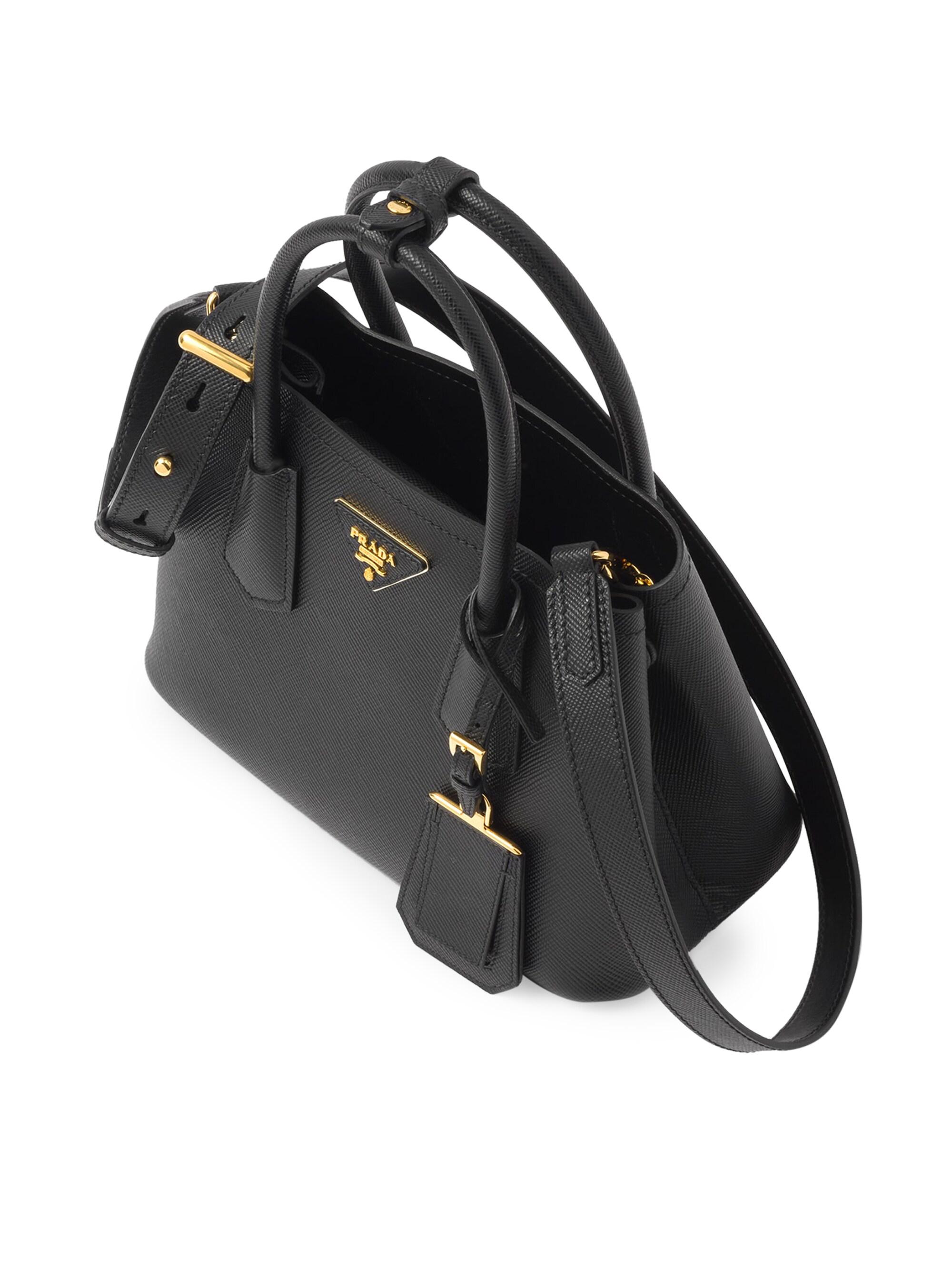 Prada Double Saffiano Leather Mini Bag | Saks Fifth Avenue