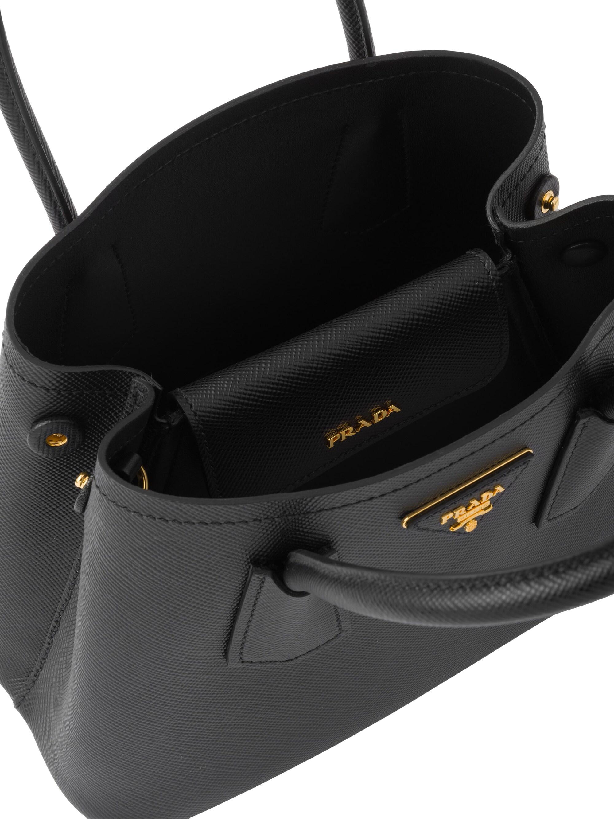 Prada Double Saffiano Leather Mini Bag | Saks Fifth Avenue