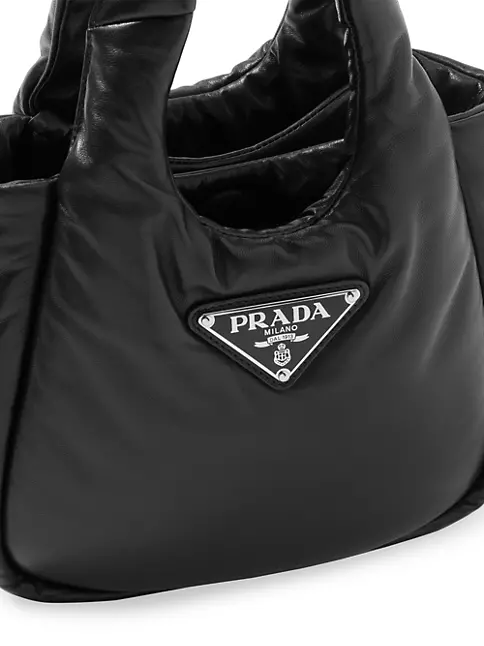 Small Padded Prada Soft Nappa-leather Bag, Pink, One Size