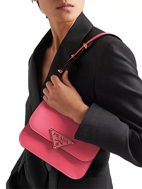 Shop Prada Emblème Leather Bag | Saks Fifth Avenue