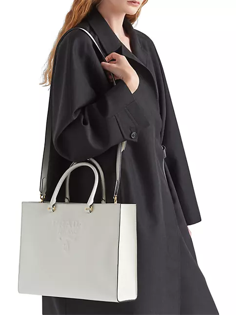 Large Saffiano leather handbag