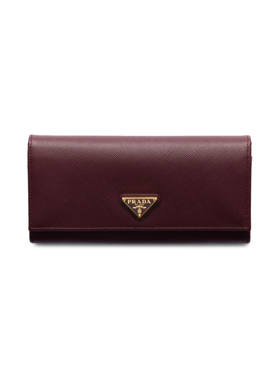 Prada Large Saffiano Leather Wallet | Saks Fifth Avenue
