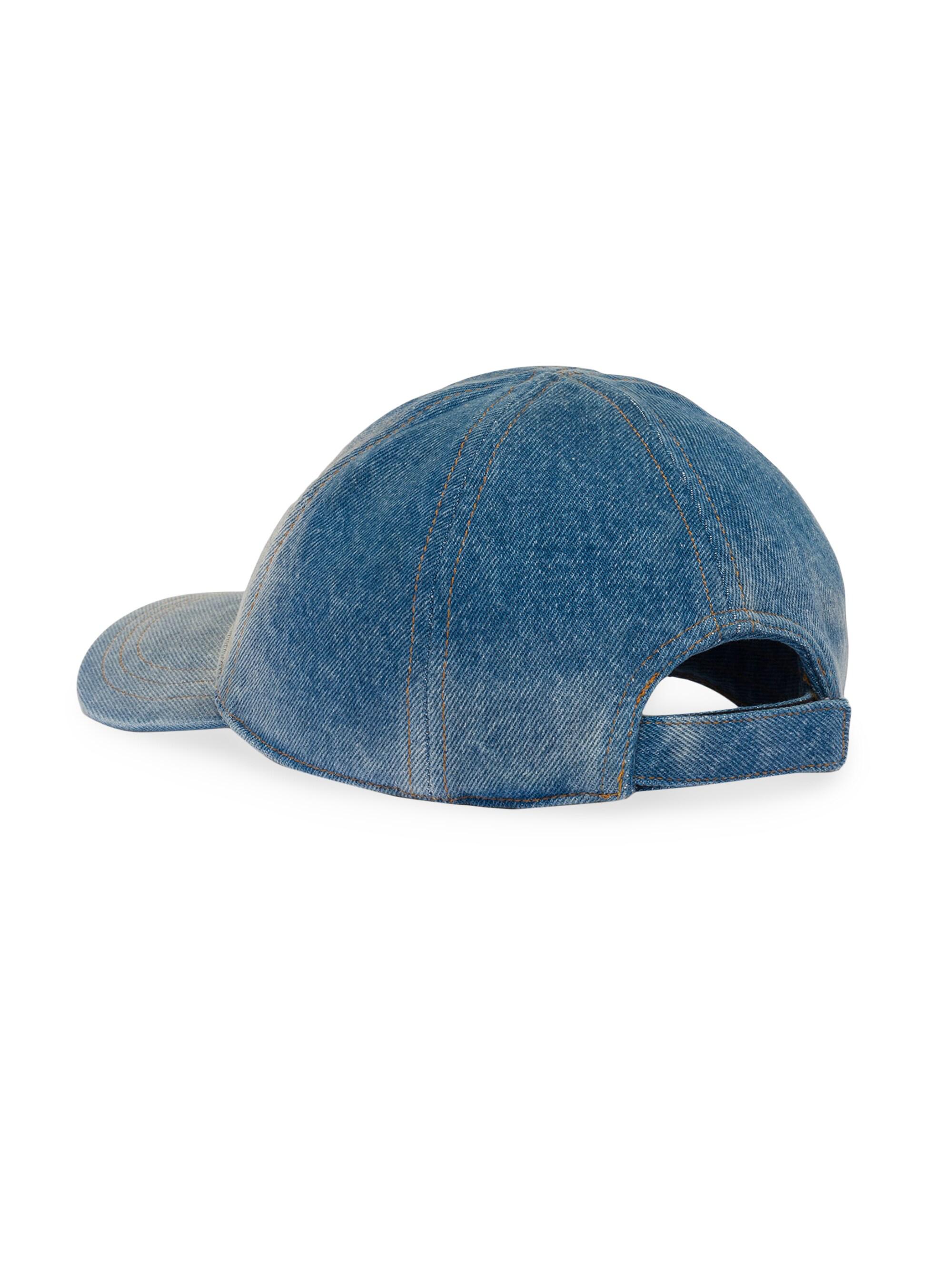 Prada Denim Baseball Cap | Saks Fifth Avenue