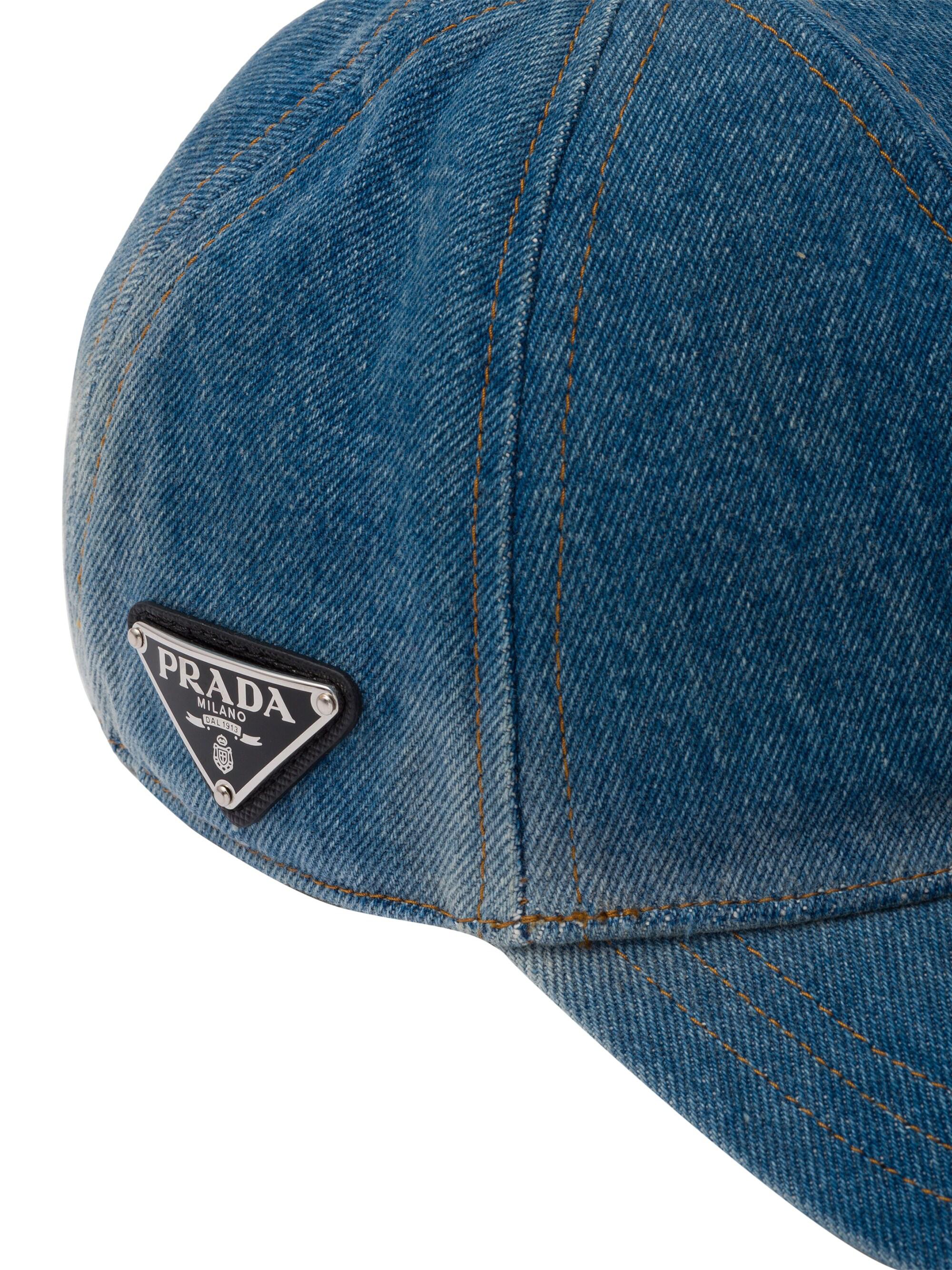 Prada Denim Baseball Cap | Saks Fifth Avenue