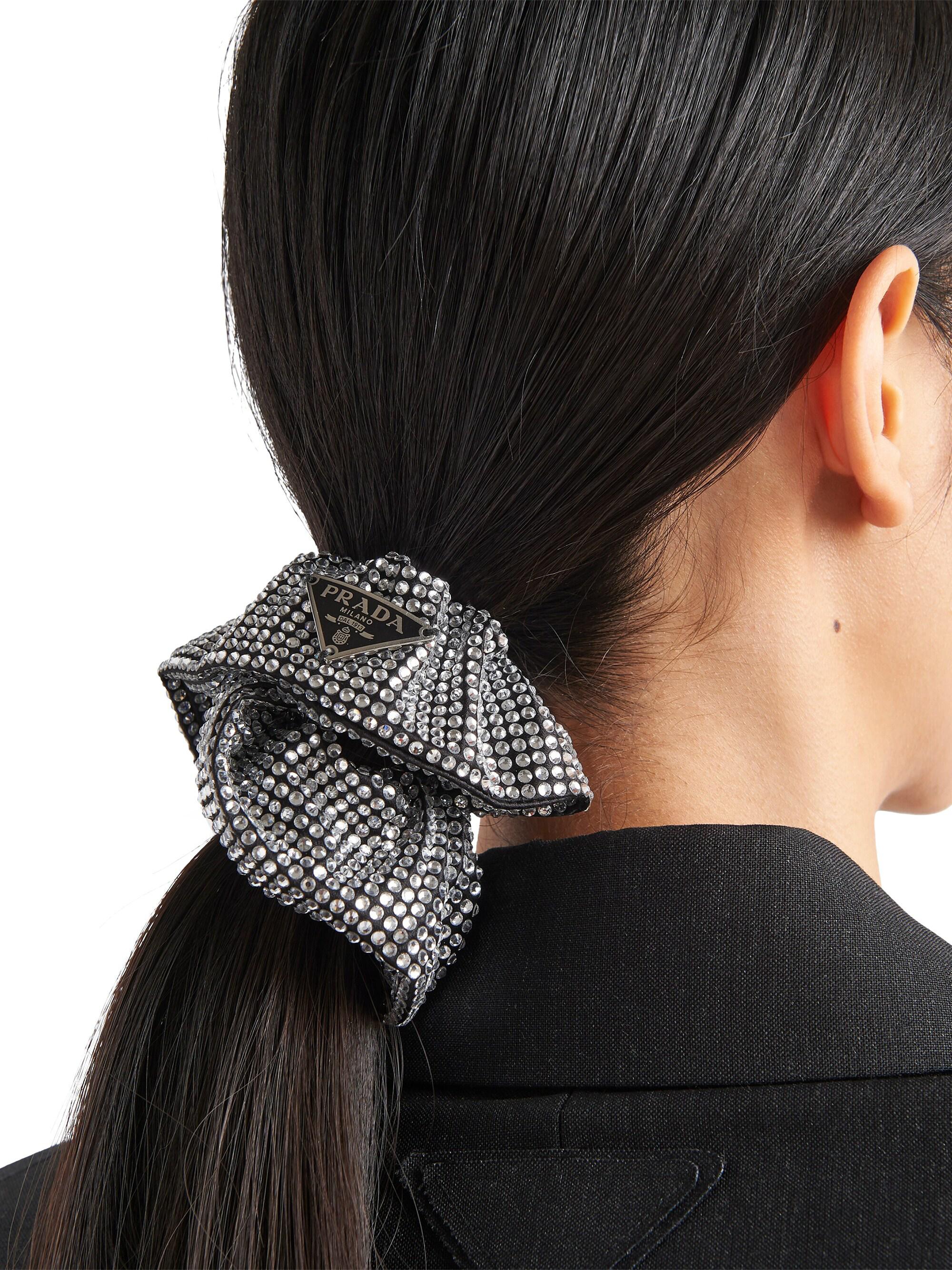 Prada Satin Scrunchie Saks Fifth Avenue