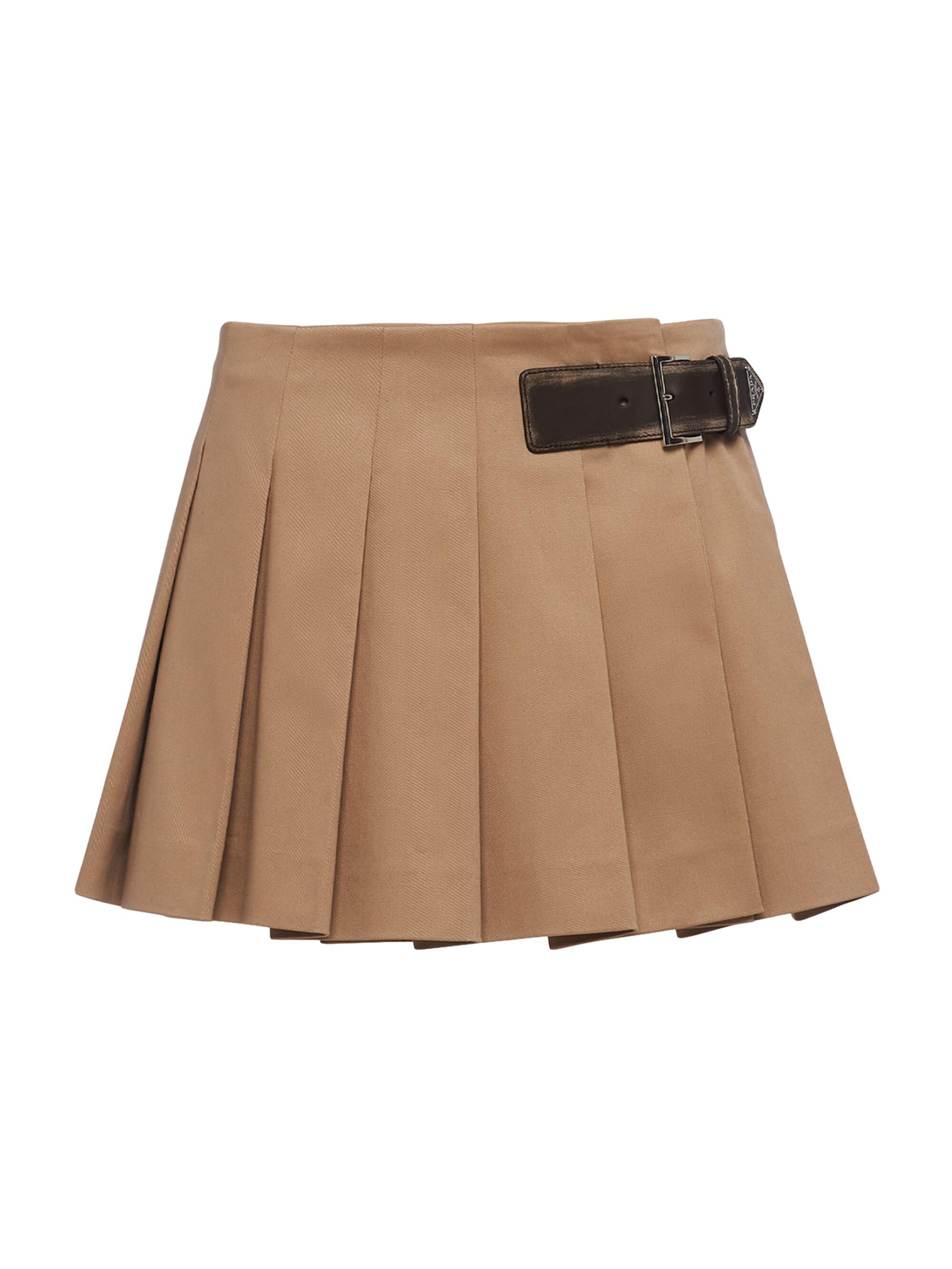 Prada Pleated Re-Nylon Miniskirt | Saks Fifth Avenue
