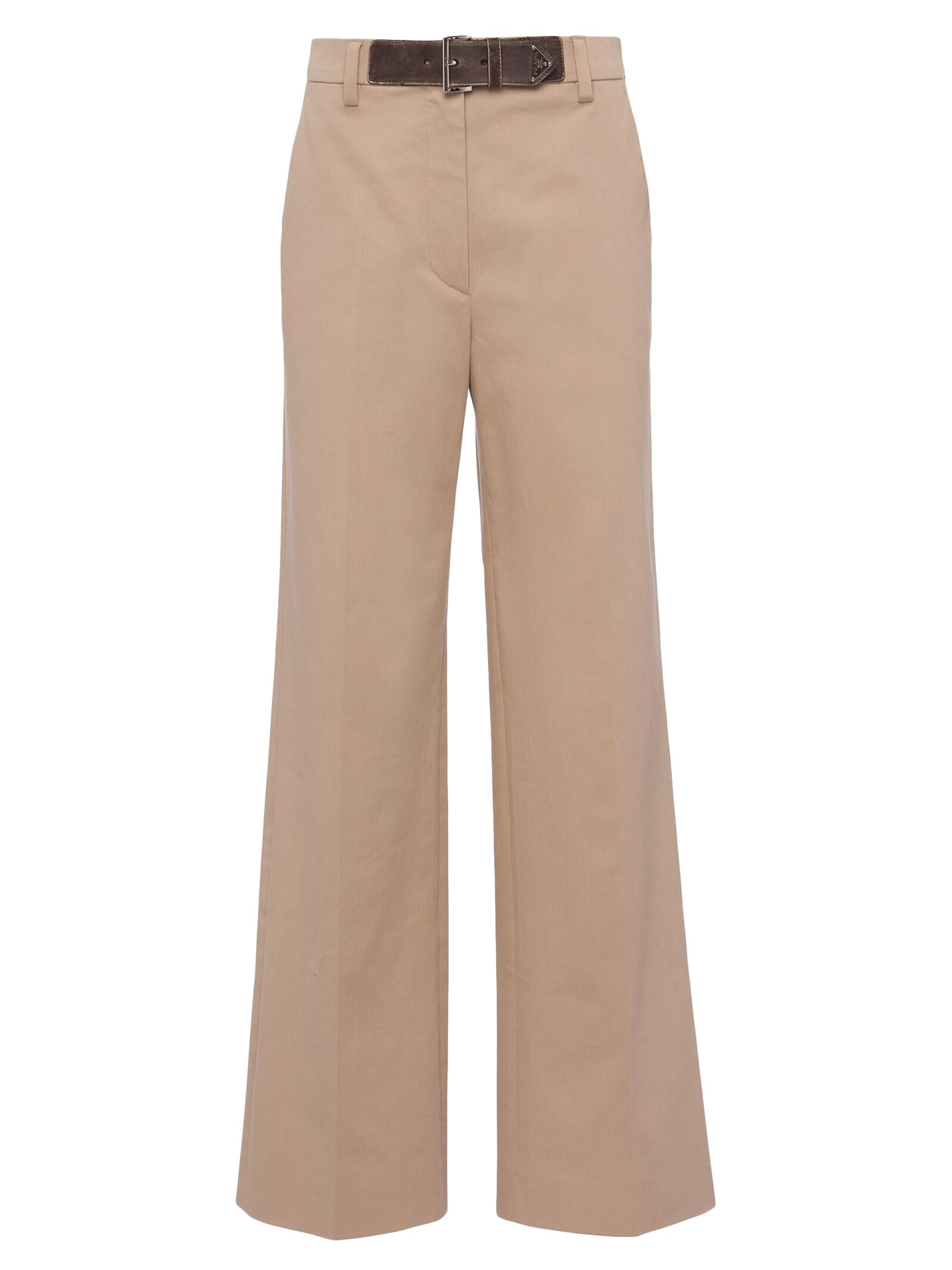 Prada Women's Gabardine Pants - Beige