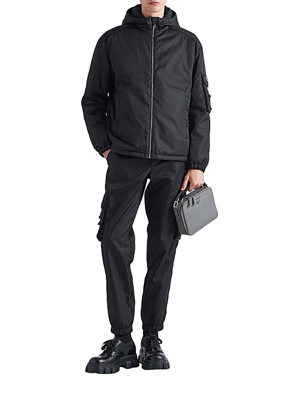 Shop Prada Re-Nylon Blouson Jacket | Saks Fifth Avenue Shop Prada Re-Nylon Blouson Jacket | Saks Fifth Avenue