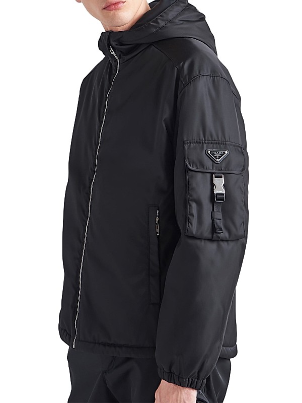 Shop Prada Re-Nylon Blouson Jacket | Saks Fifth Avenue Shop Prada Re-Nylon Blouson Jacket | Saks Fifth Avenue