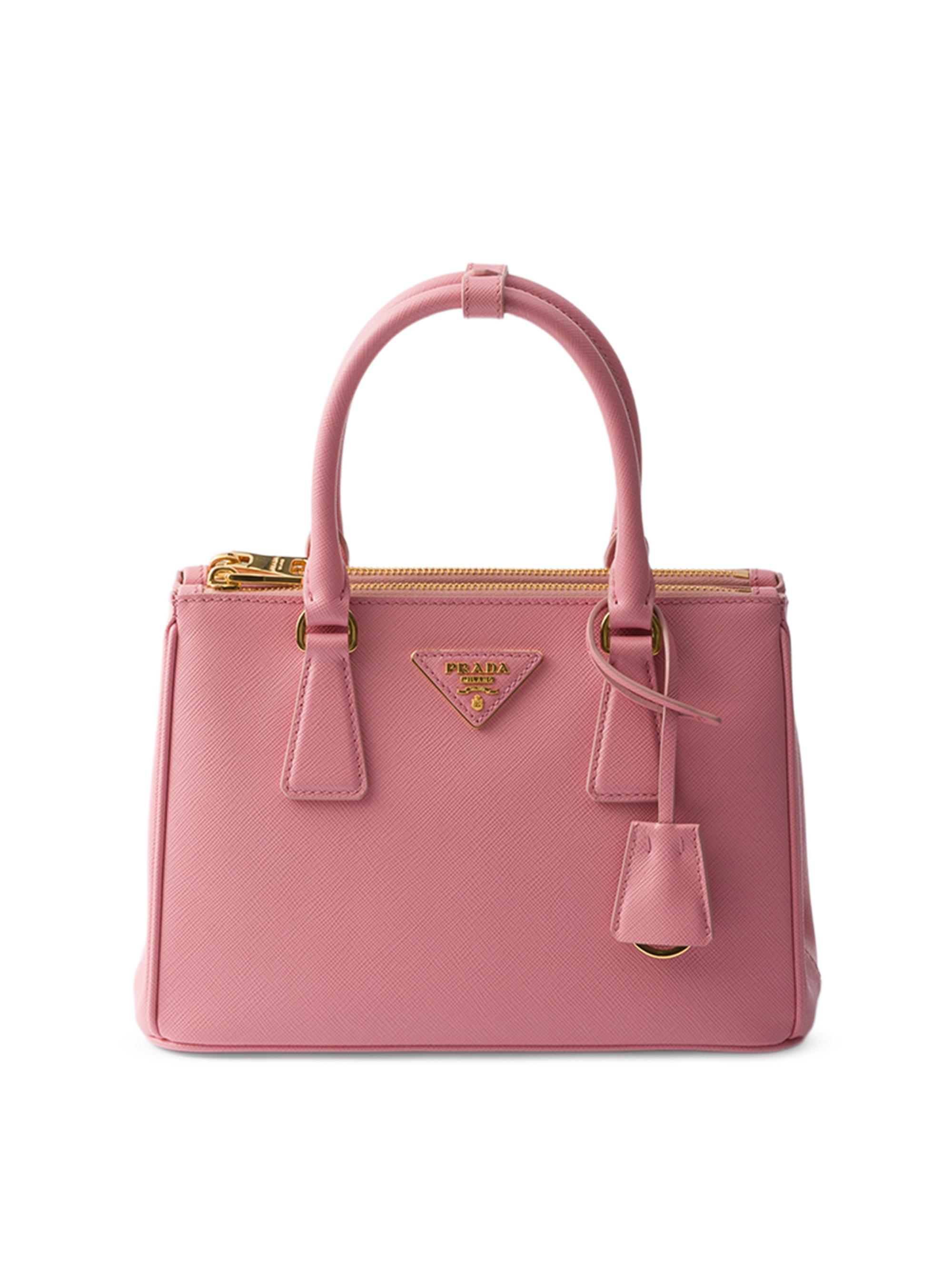 Prada Women's  Galleria Saffiano Leather Top Handle Bag - Rose Pink
