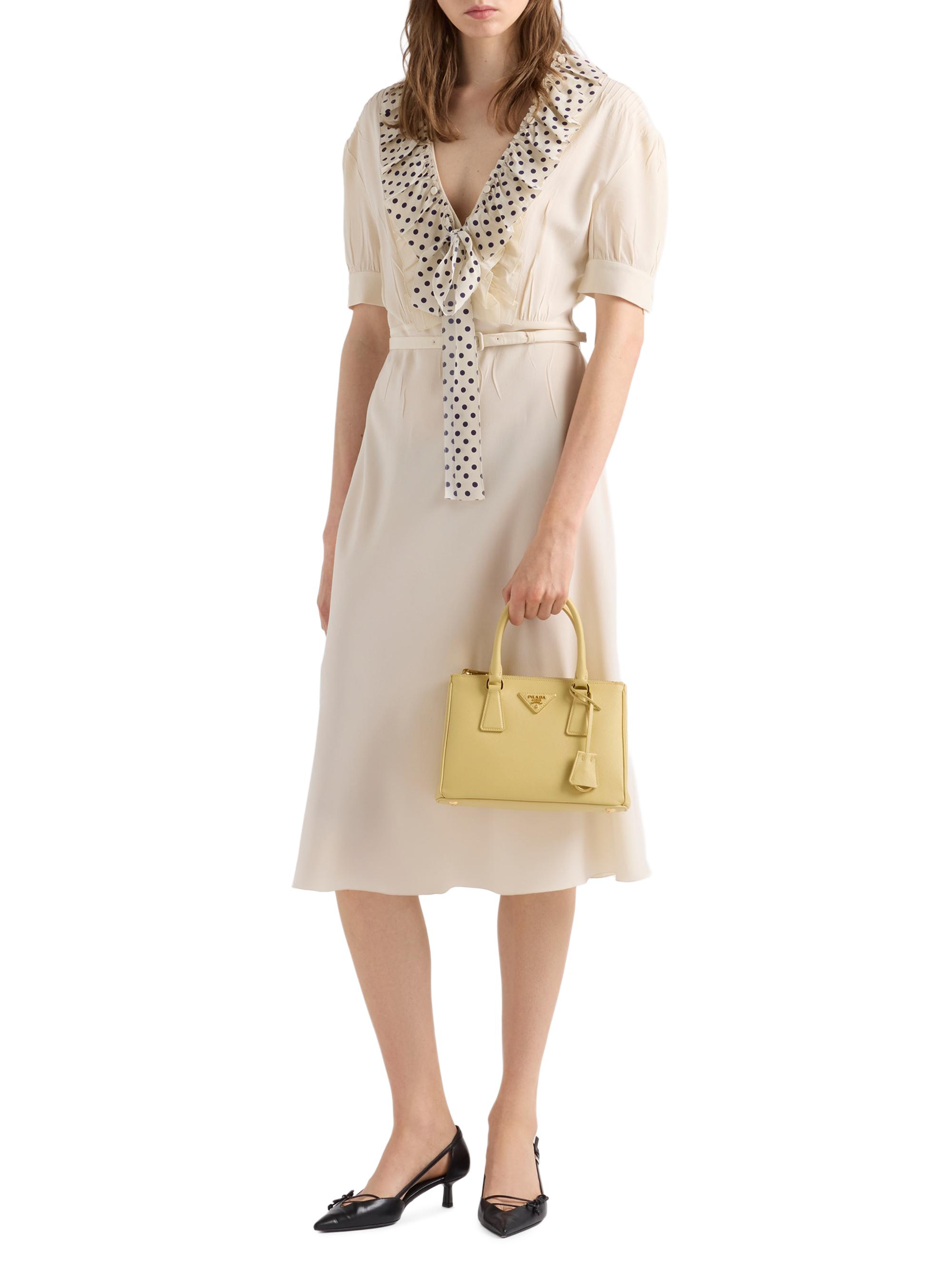 Prada Women's  Galleria Saffiano Leather Top Handle Bag - Yellow | Thumbnail 9
