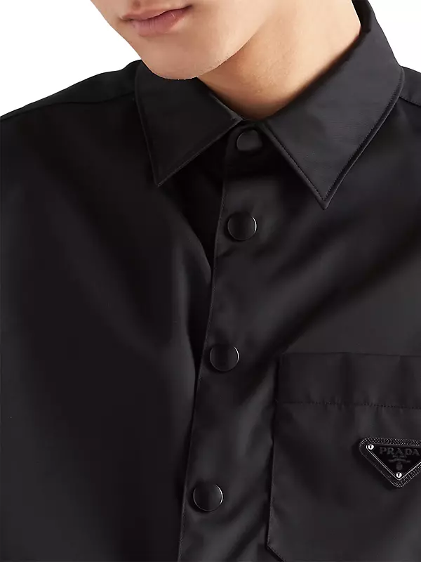 Shop Prada Re-Nylon Shirt | Saks Fifth Avenue Shop Prada Re-Nylon Shirt | Saks Fifth Avenue
