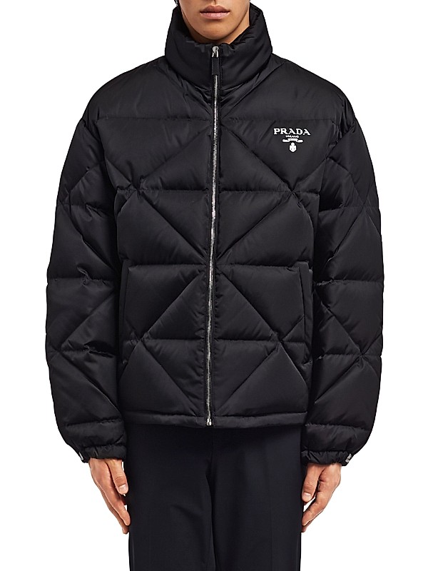 Shop Prada Re-Nylon Down Jacket | Saks Fifth Avenue Shop Prada Re-Nylon Down Jacket | Saks Fifth Avenue