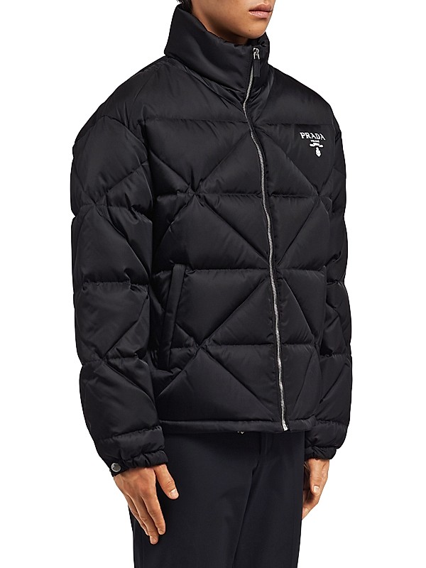 Shop Prada Re-Nylon Down Jacket | Saks Fifth Avenue Shop Prada Re-Nylon Down Jacket | Saks Fifth Avenue
