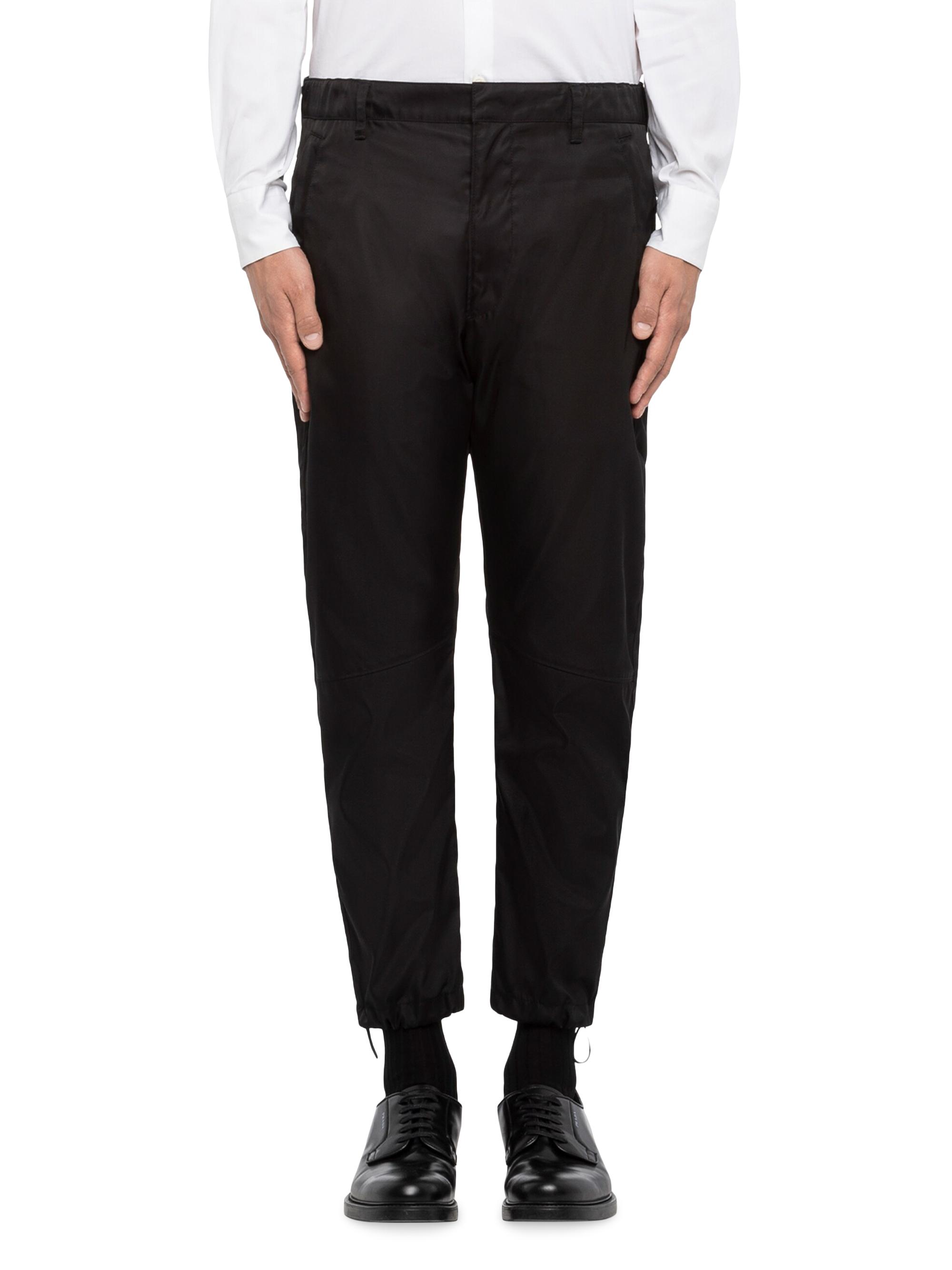 Prada Men's Re-Nylon Trousers - Black | Thumbnail 2