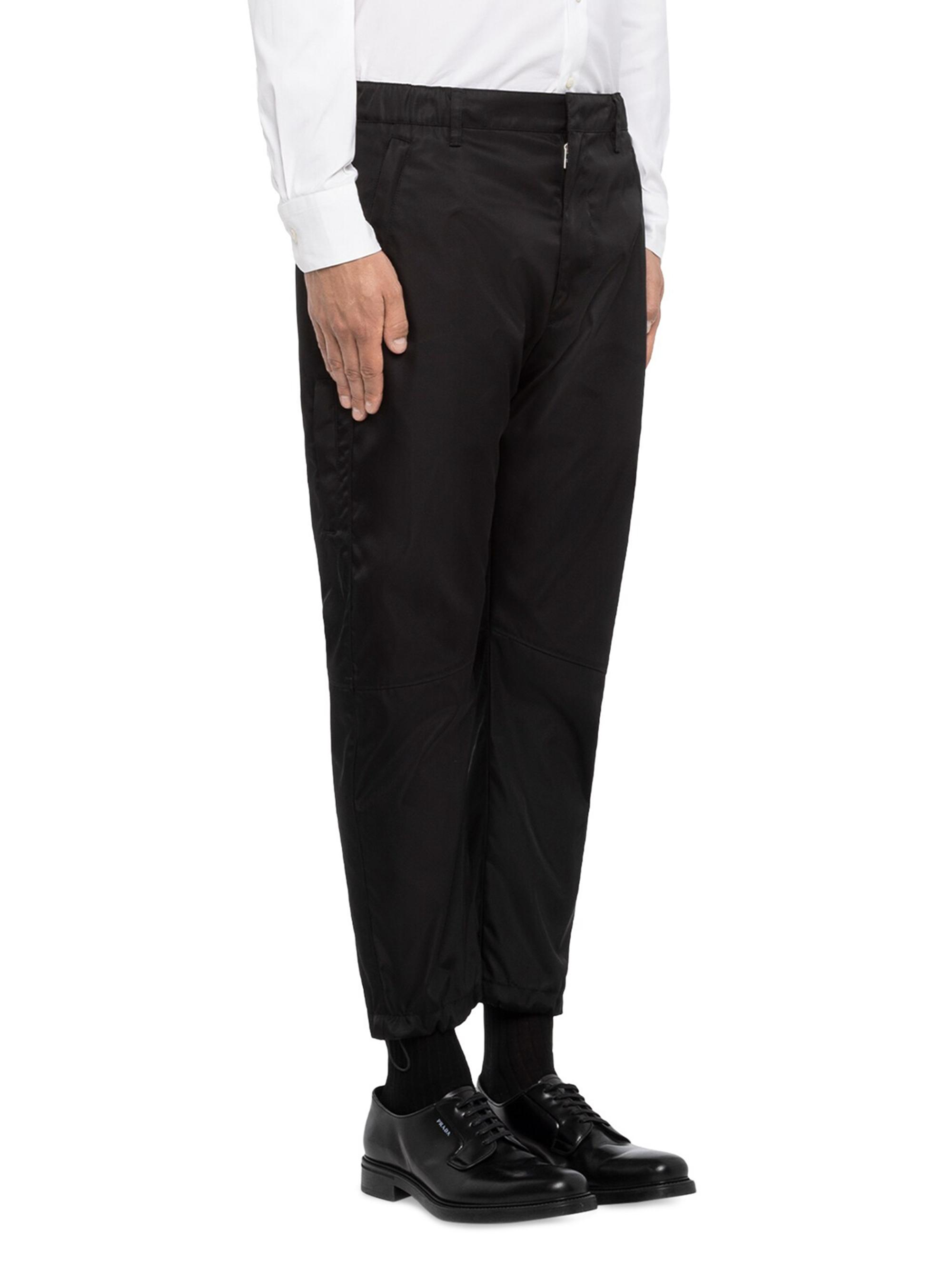Prada Men's Re-Nylon Trousers - Black | Thumbnail 3