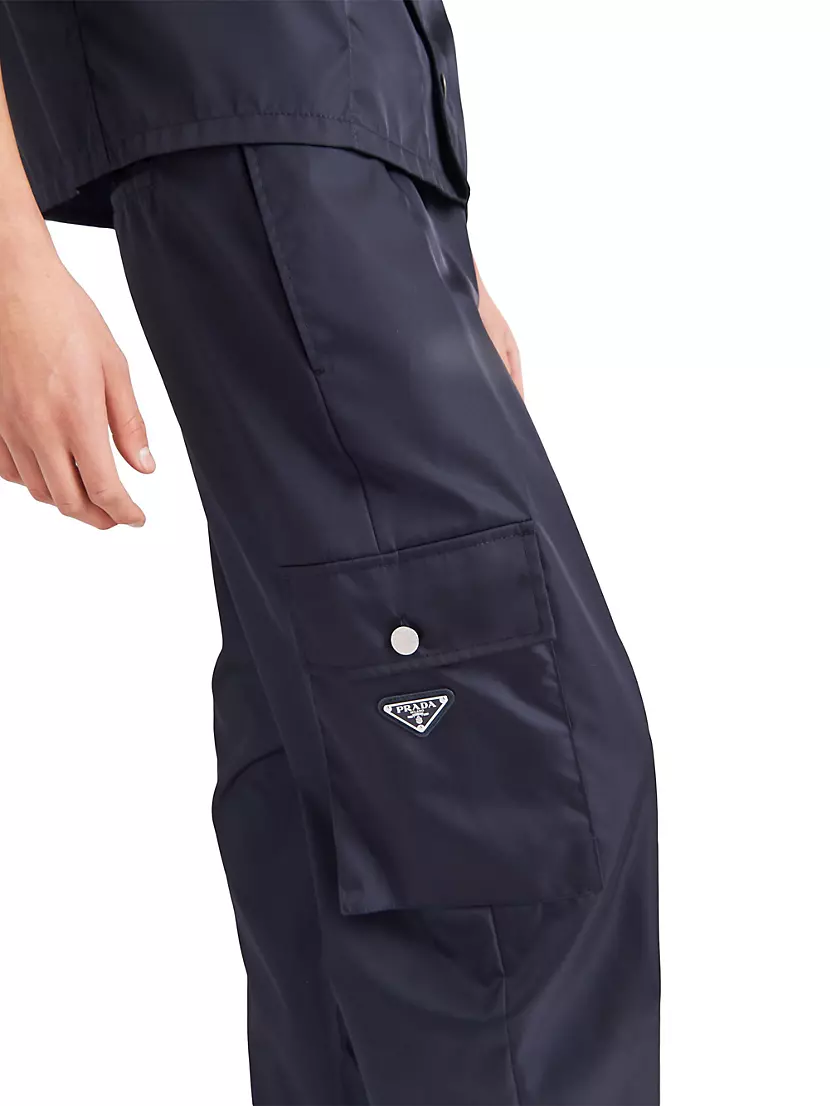 Prada Archive NOS Padded Military Black Teflon Tech Pants Size 40 Italy