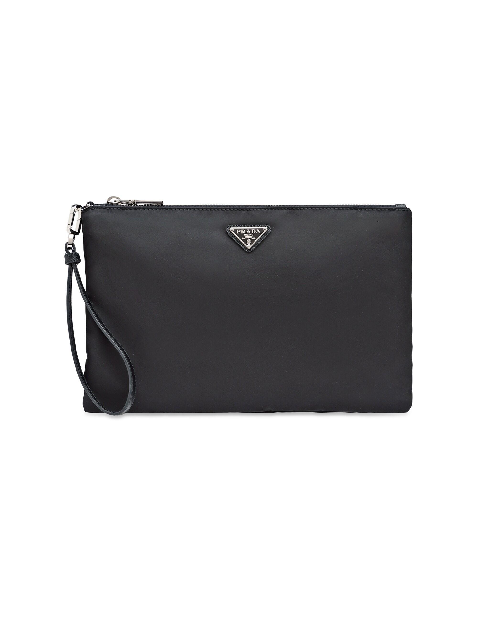 Prada Re-Nylon and Saffiano Leather Pouch | Saks Fifth Avenue