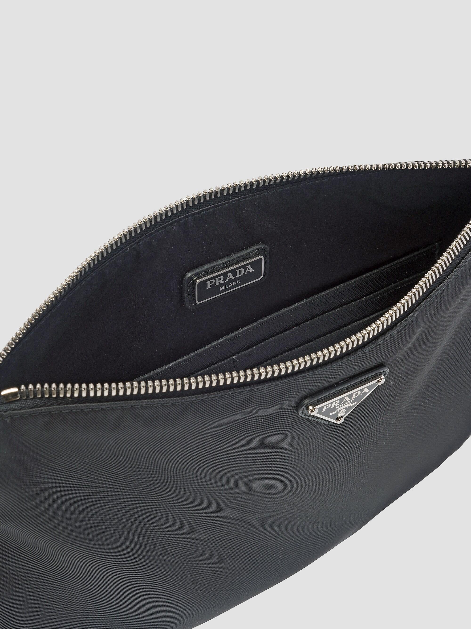 Prada Re-Nylon and Saffiano Leather Pouch | Saks Fifth Avenue