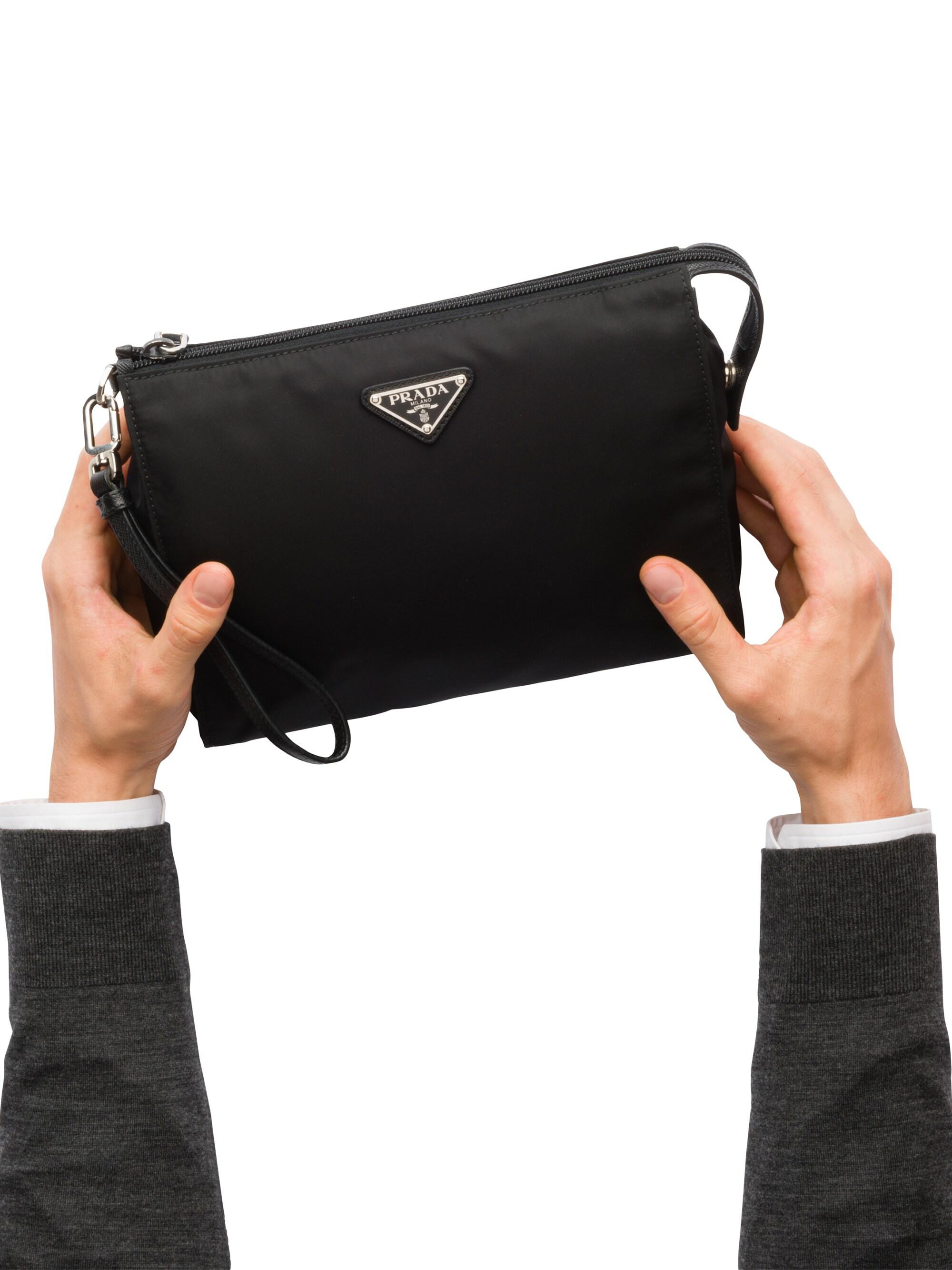 PRADA Nylon ポーチ Prada Re-Nylon Necessaire Pouch | Saks Fifth Avenue