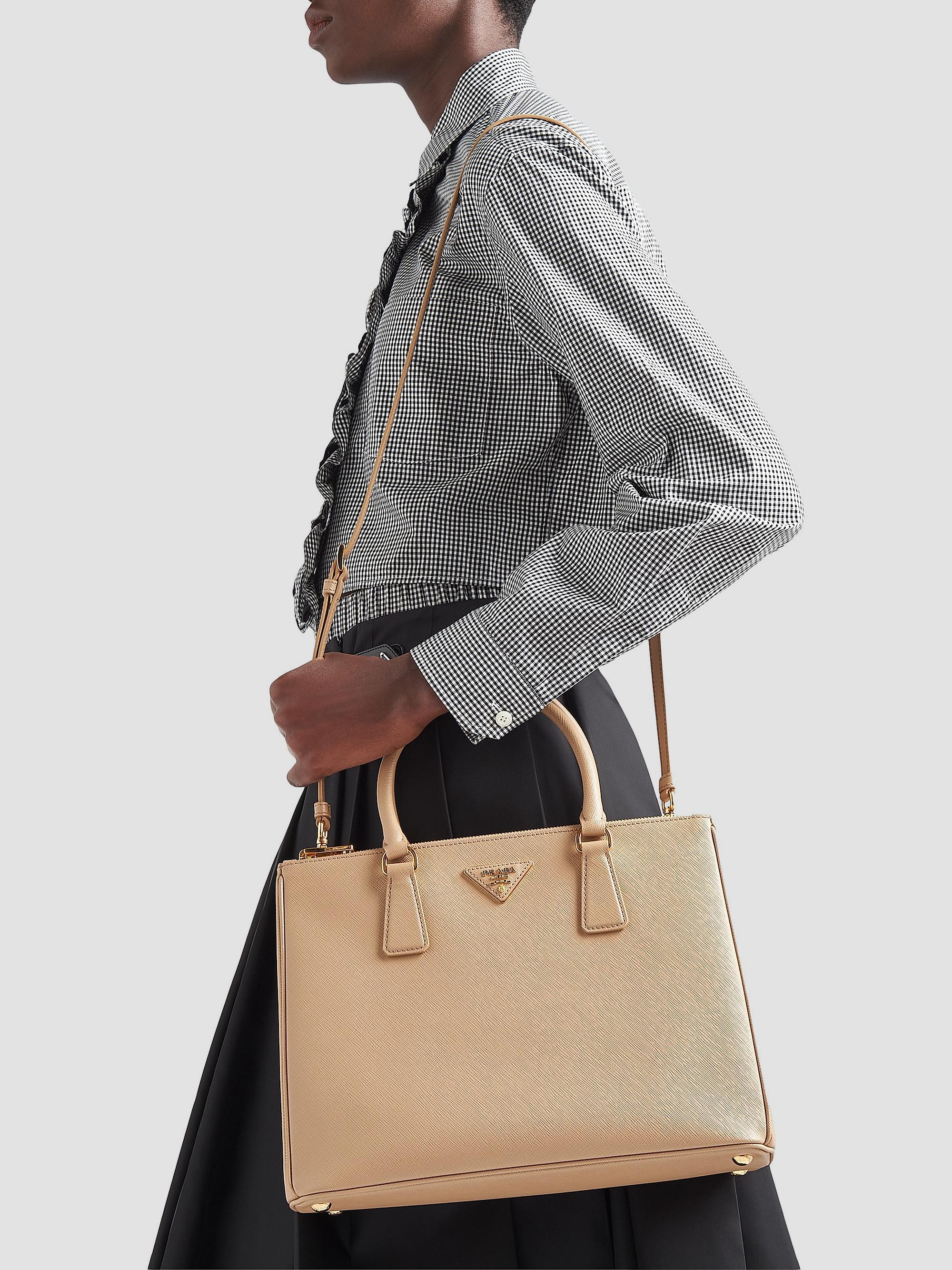 Prada Large Galleria Saffiano Leather Top Handle Bag | Saks Fifth