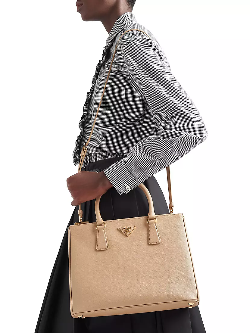 Large Galleria Saffiano Leather Bag
