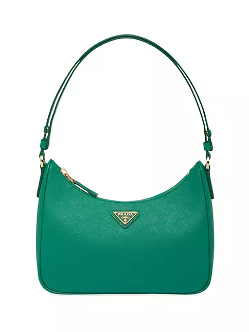 Prada - Women's Small Bag Shoulder Bag - Green - Leather