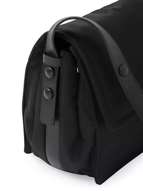 White Re-nylon Shoulder Bag