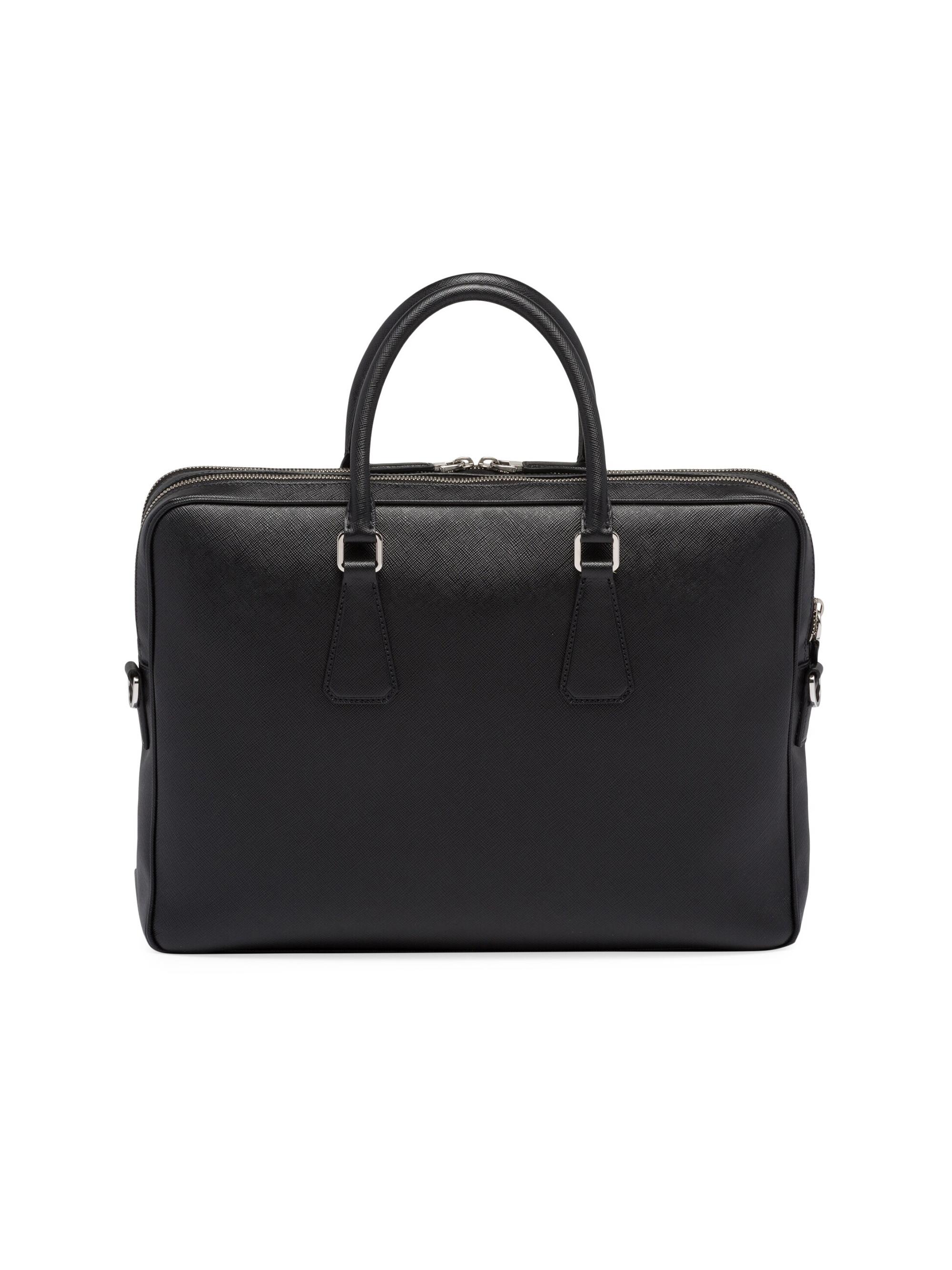 Prada Saffiano Leather Briefcase | Saks Fifth Avenue