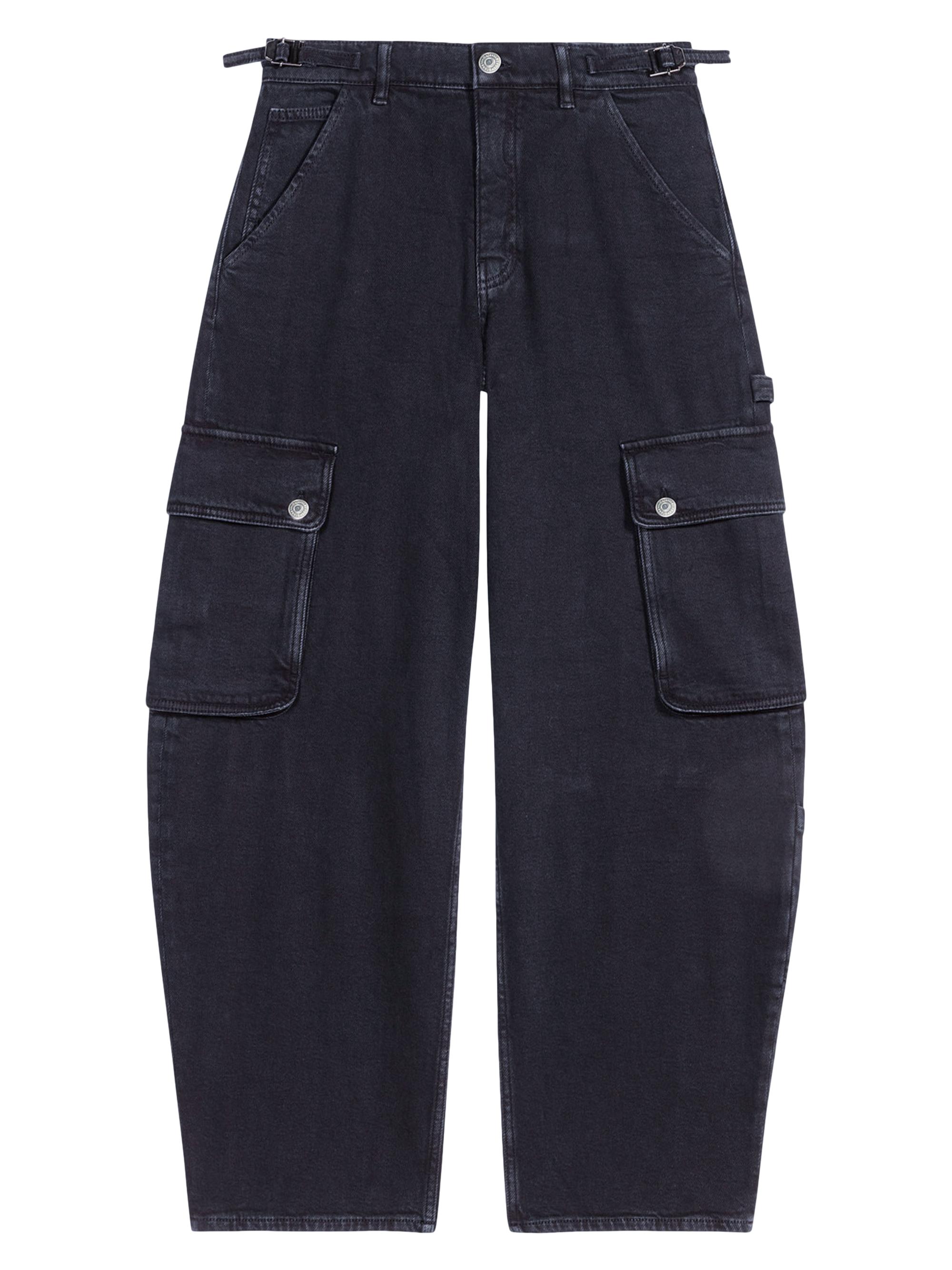 Maje Women's Cargo Jeans - Black