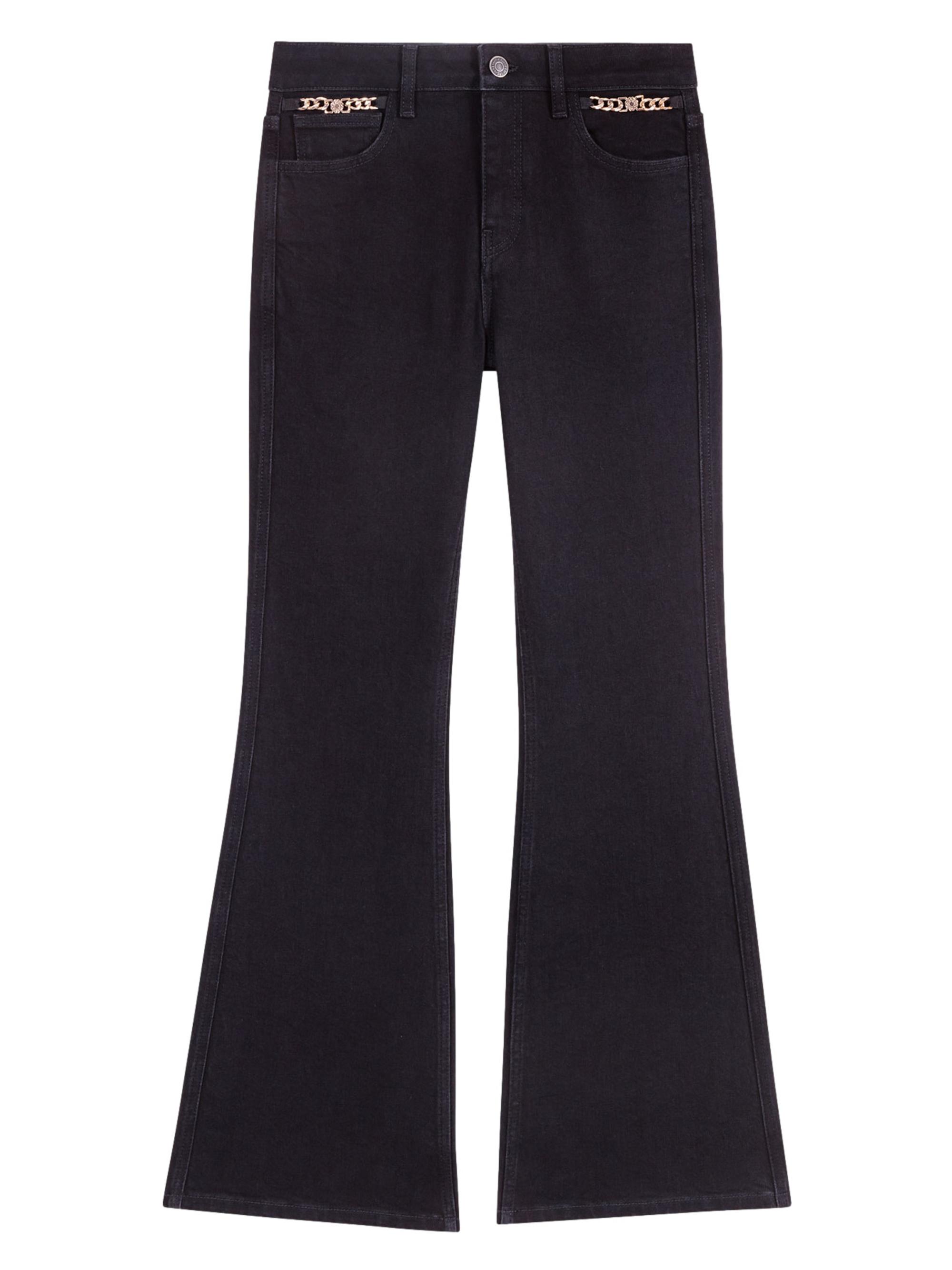 Maje Women's Flared Jeans - Black