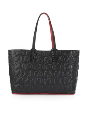 Christian Louboutin Black Mini Cabata Tote