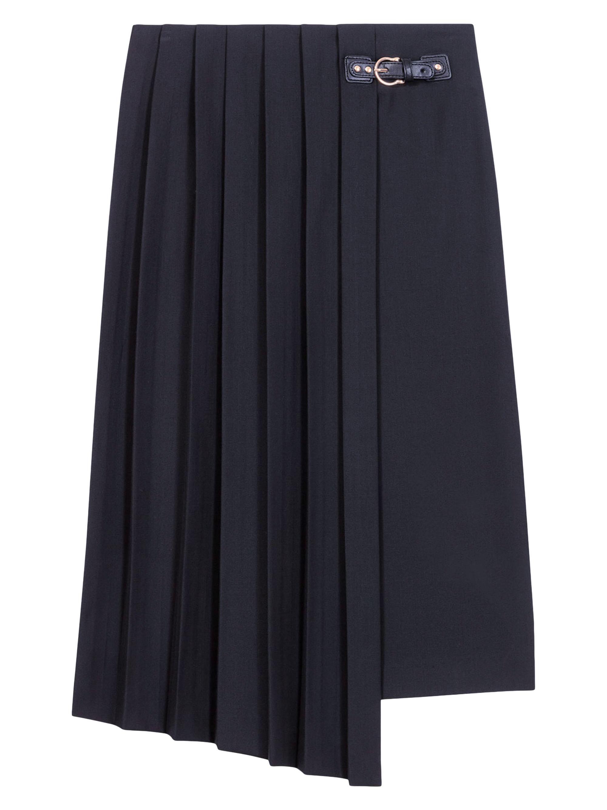 TOUJOURS 2019AW Kilt Pleated Long Skirt（Shop Maje Asymmetrical  