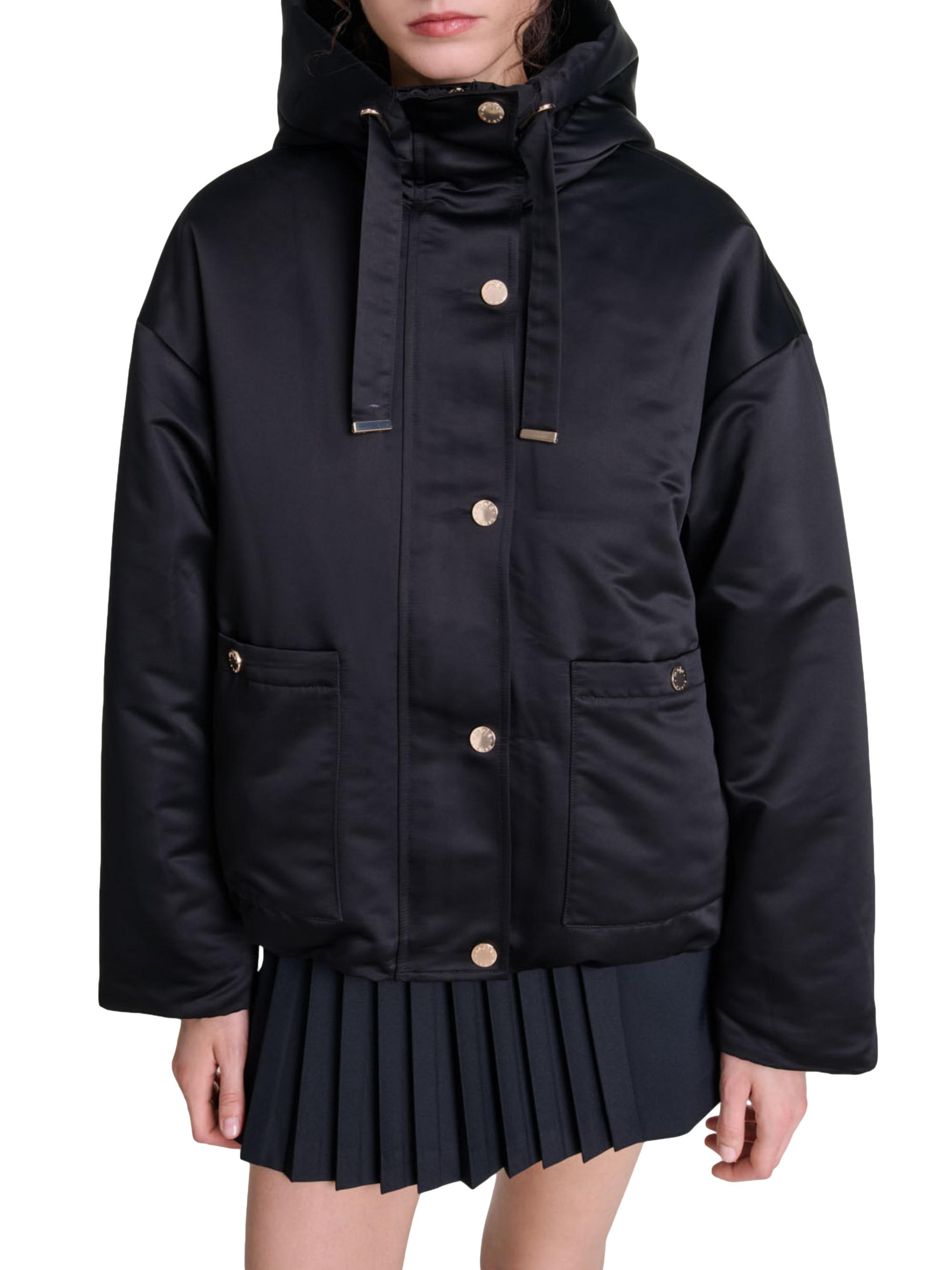 Maje Women's Padded Jacket - Black