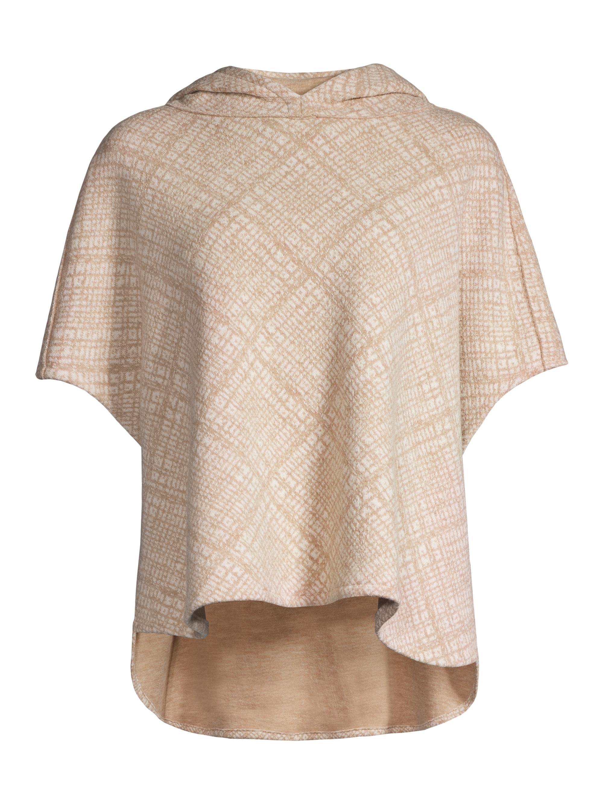 Rosso35 Women's Hooded Wool-Blend Cape - Camel