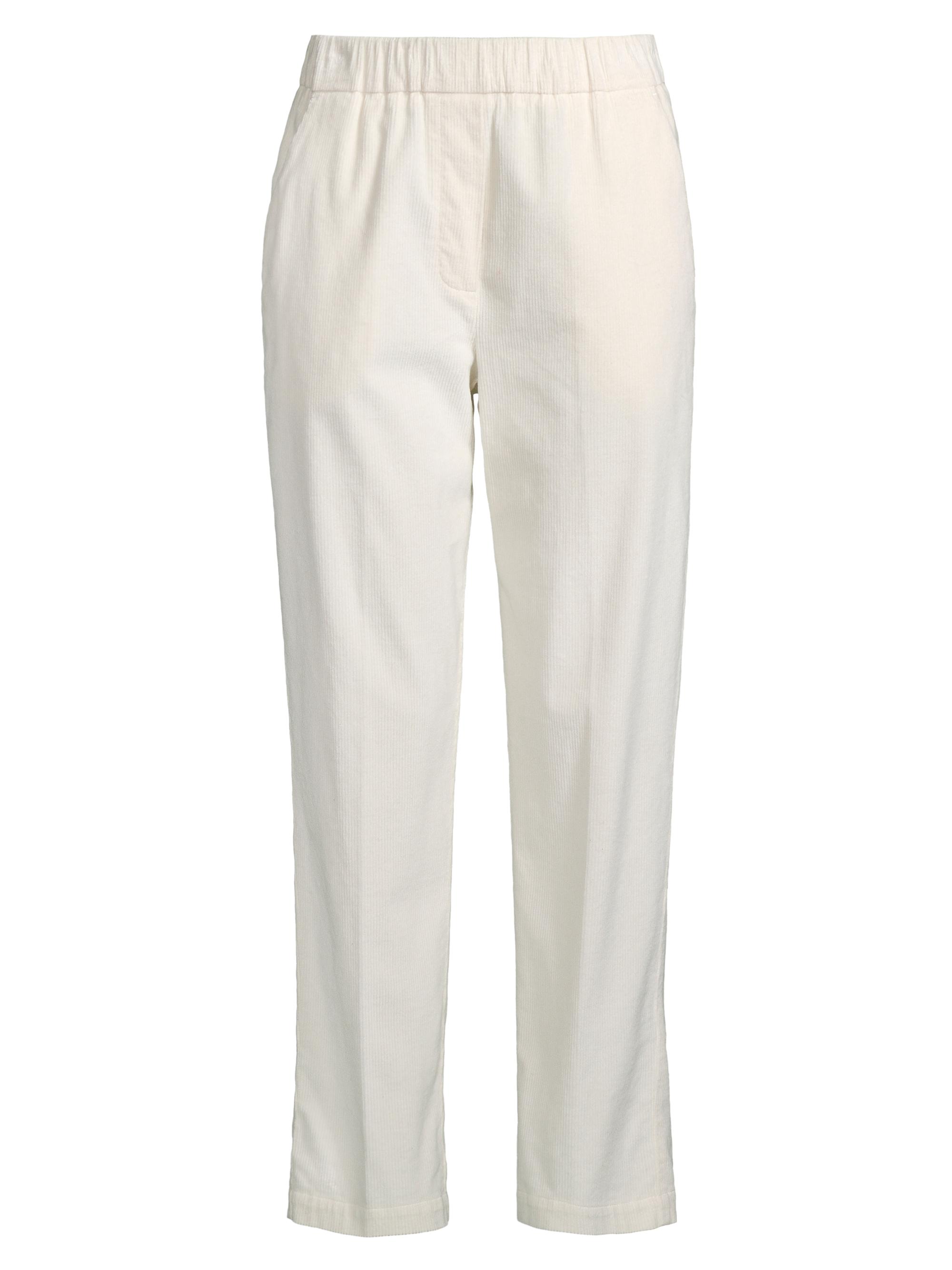 Rosso35 Women's Cotton-Blend Corduroy Pants - Vanilla