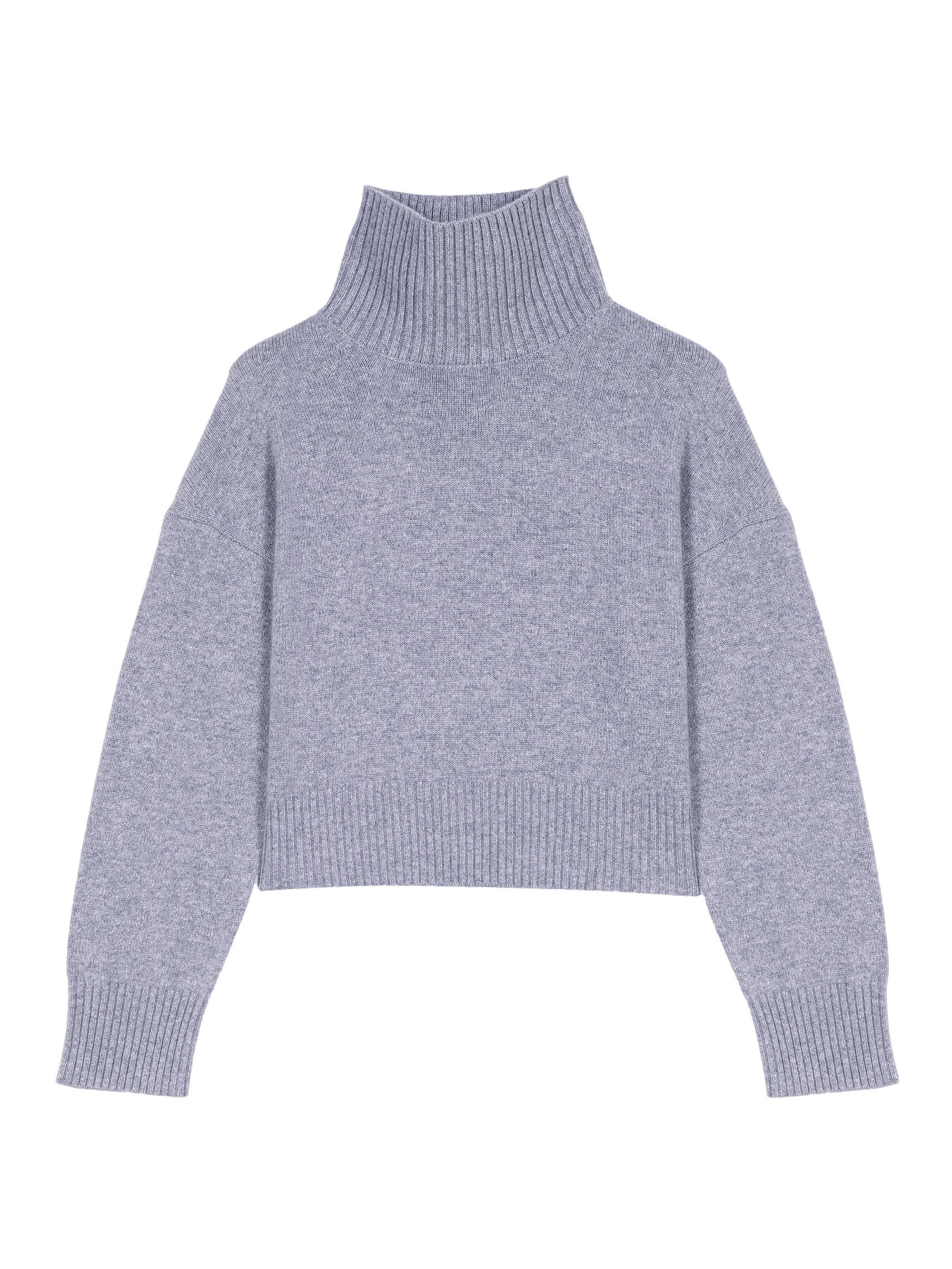 Maje Women's Cashmere Knit Jumper - Grey
